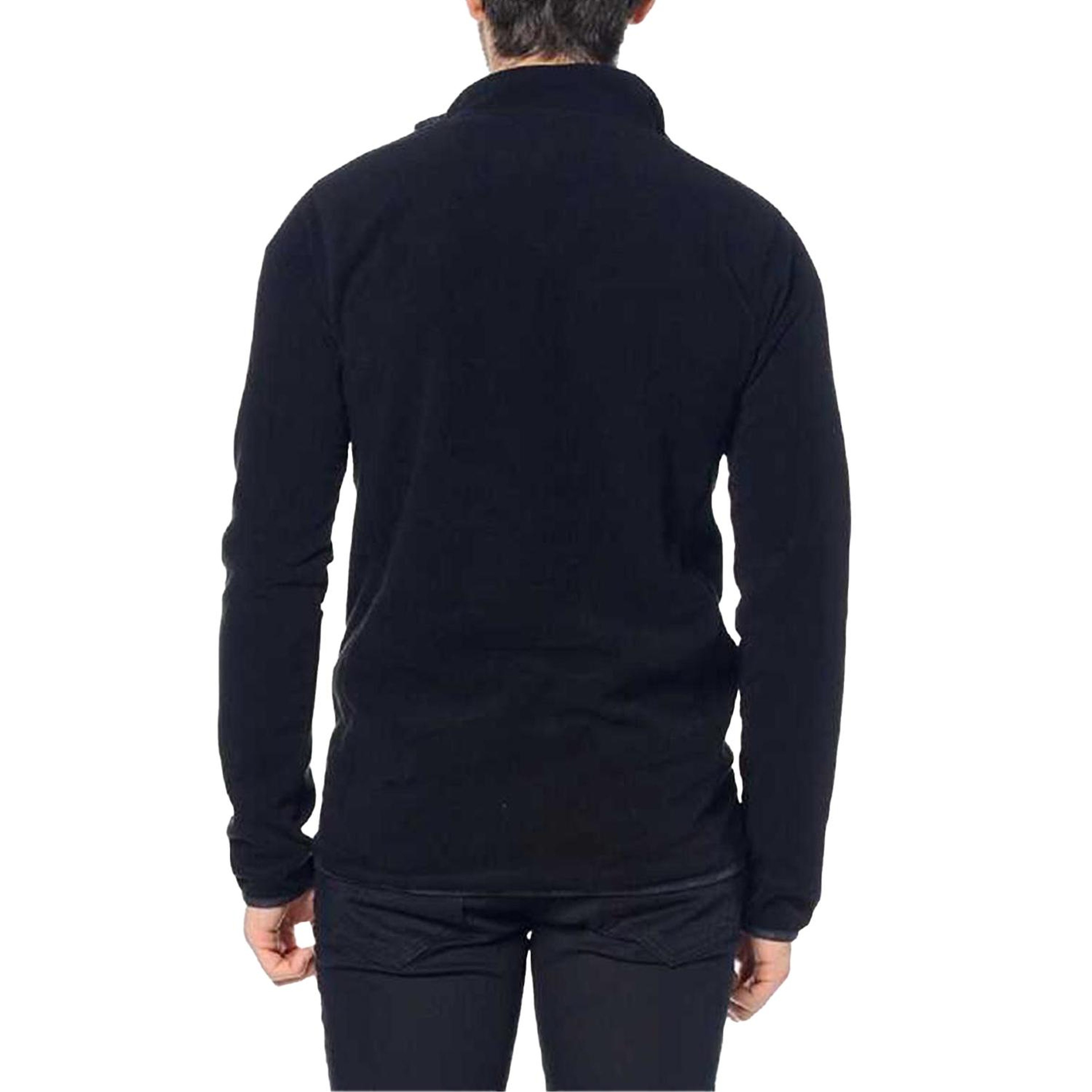Quiksilver Mission Halfzip Erkek Siyah Polar