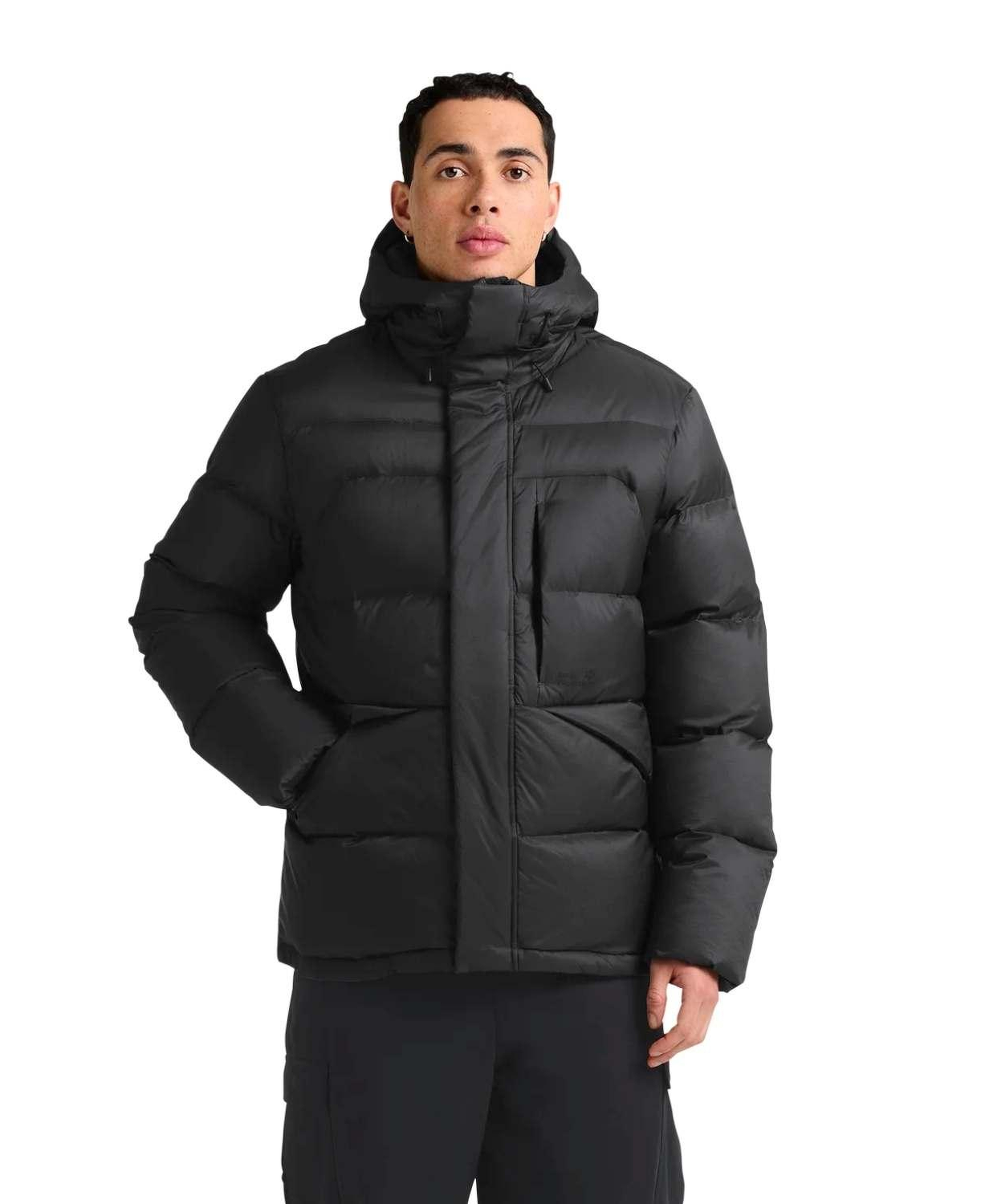 Jack Wolfskin Icy Hill Rds Erkek Siyah Outdoor Ceketi