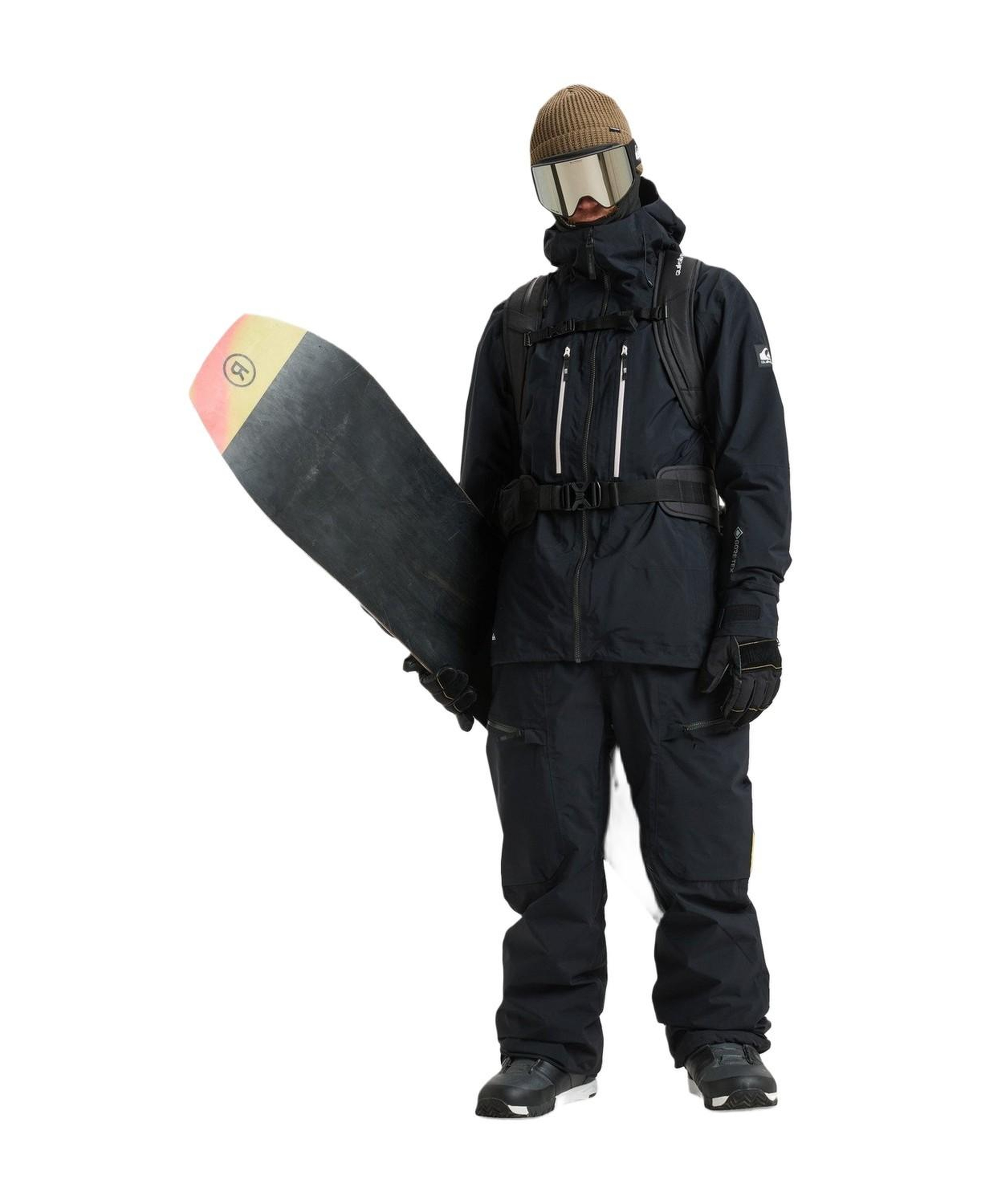 Quiksilver Pro Path Gore-Tex Erkek Siyah Snowboard Ceketi