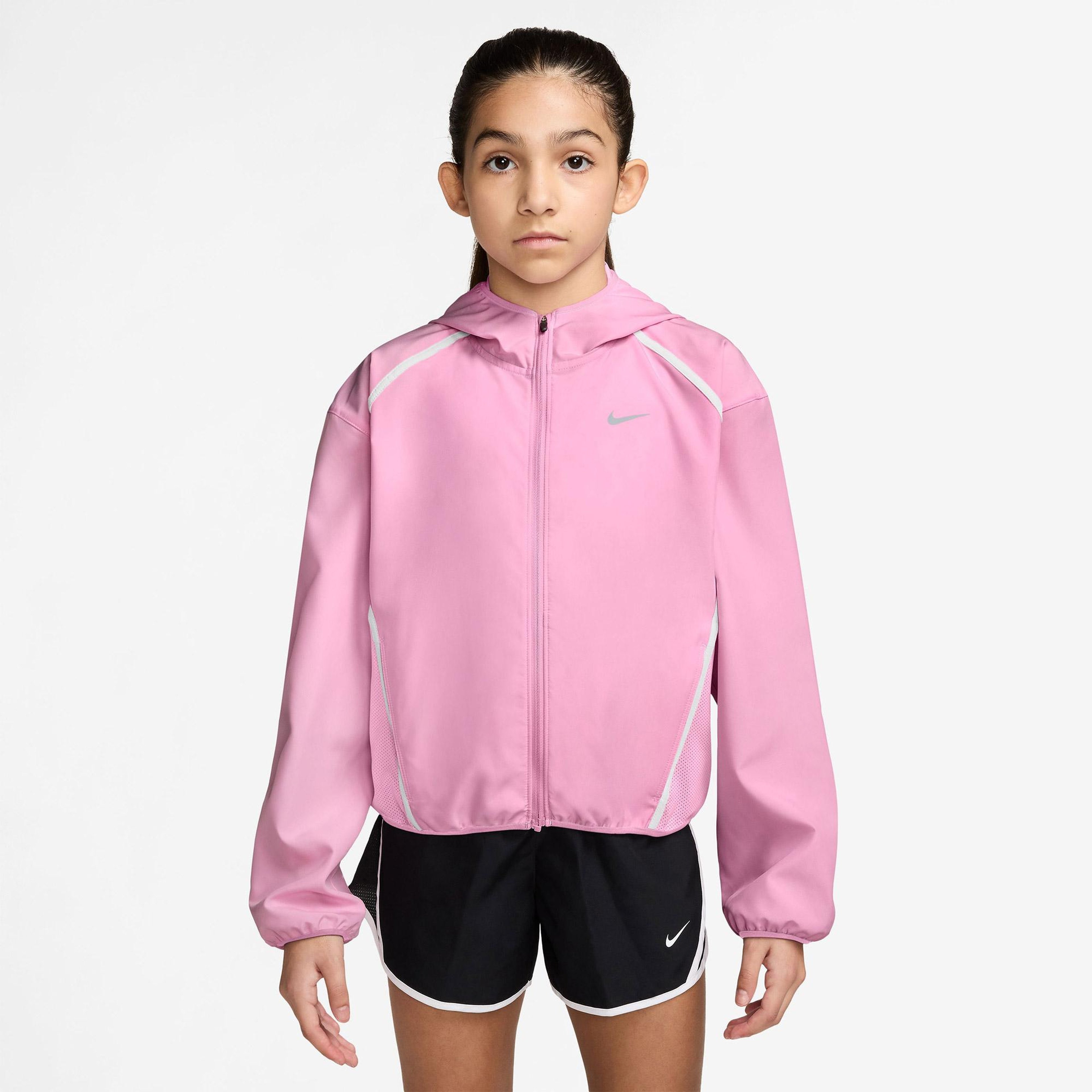 Nike Repel Tempo Genç Çocuk Pembe Ceket