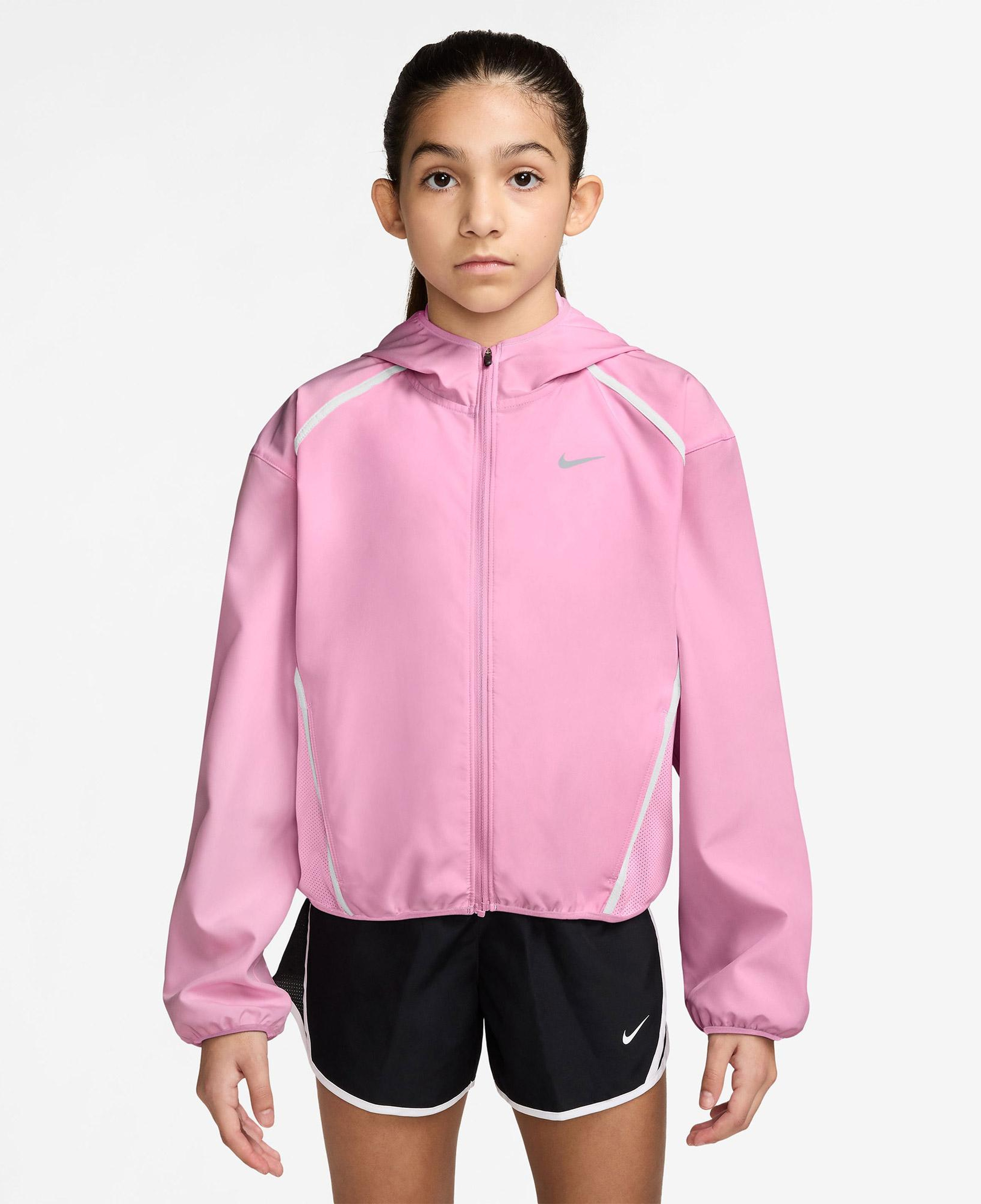 Nike Repel Tempo Genç Çocuk Pembe Ceket