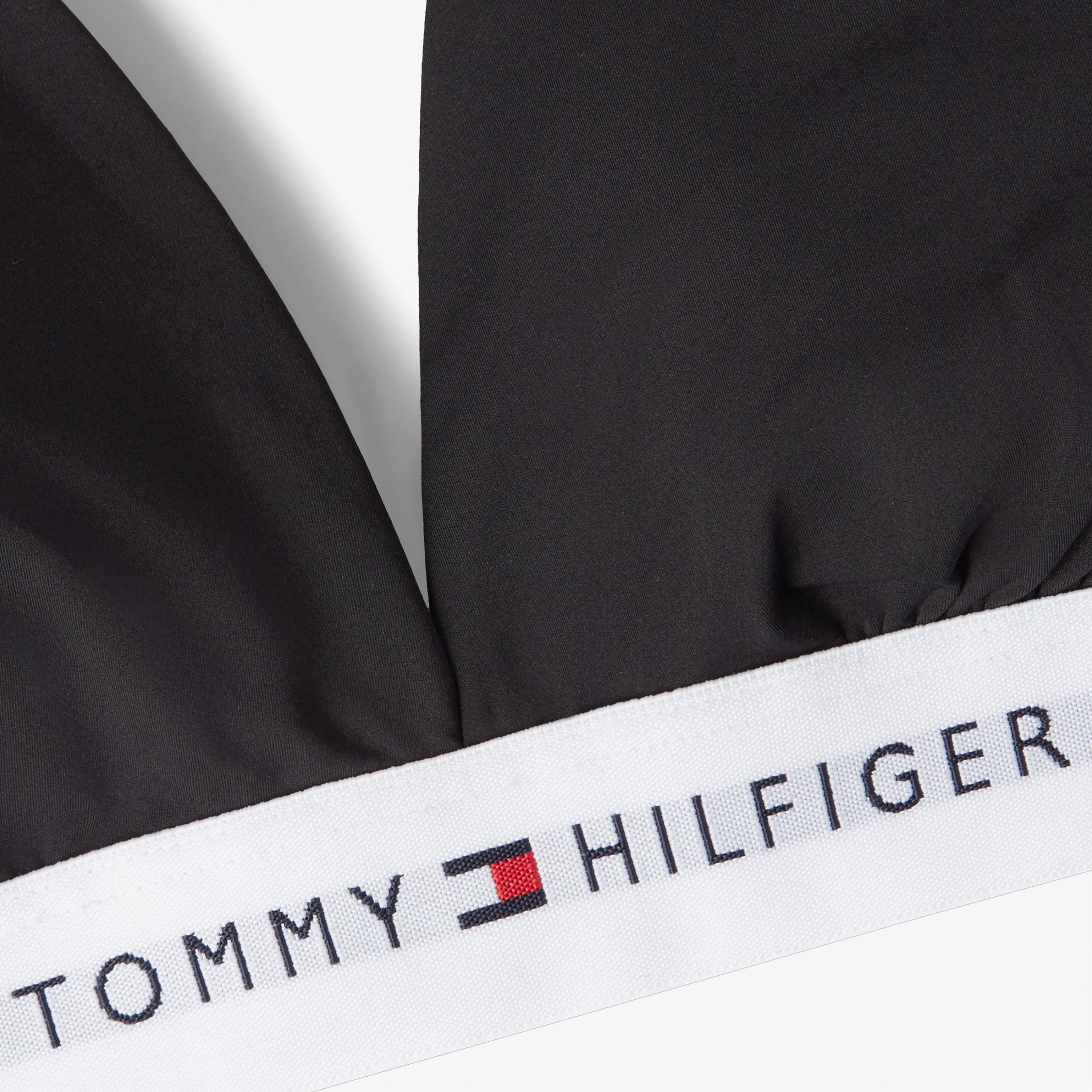 Tommy Hilfiger Triangle Kadın Siyah Bra