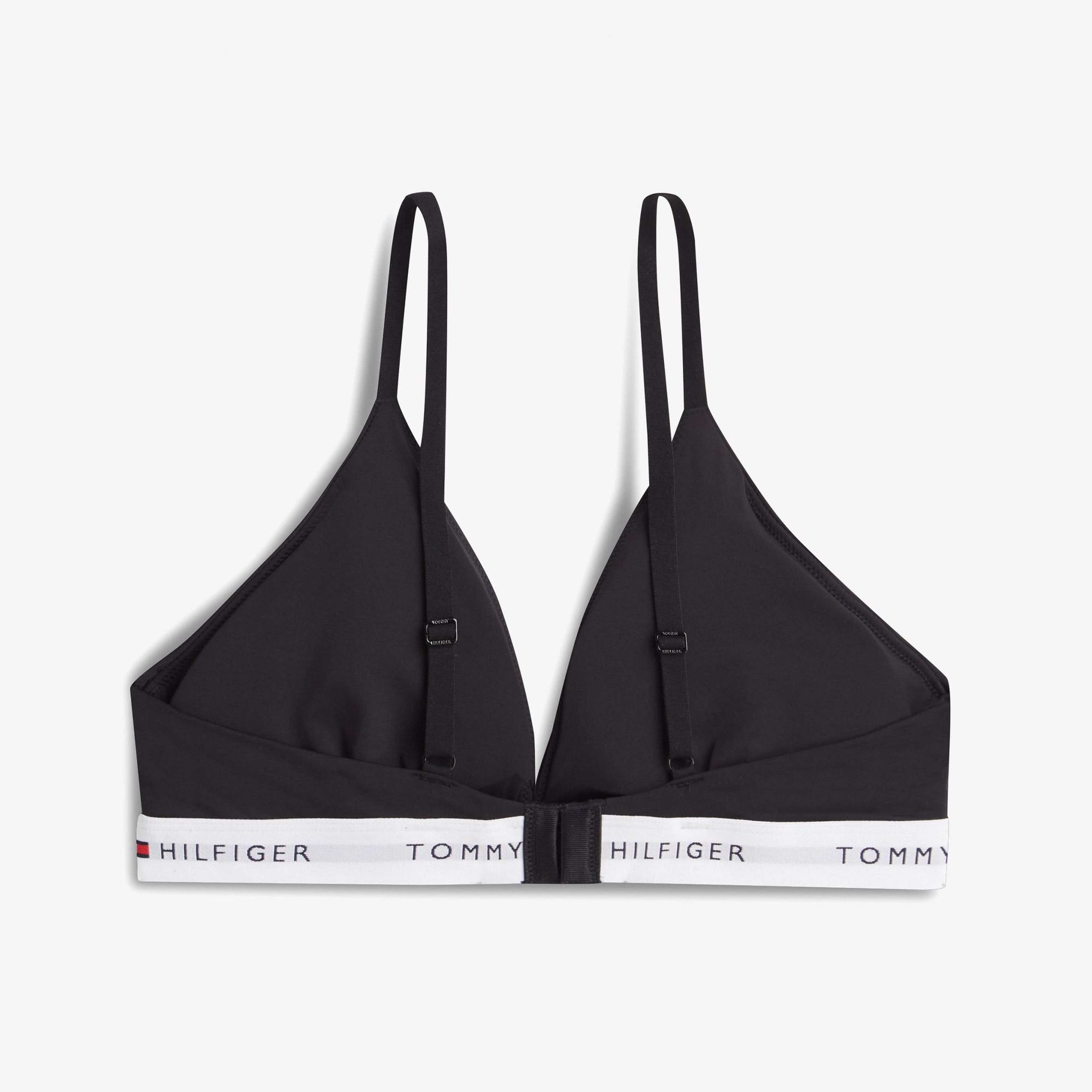 Tommy Hilfiger Triangle Kadın Siyah Bra