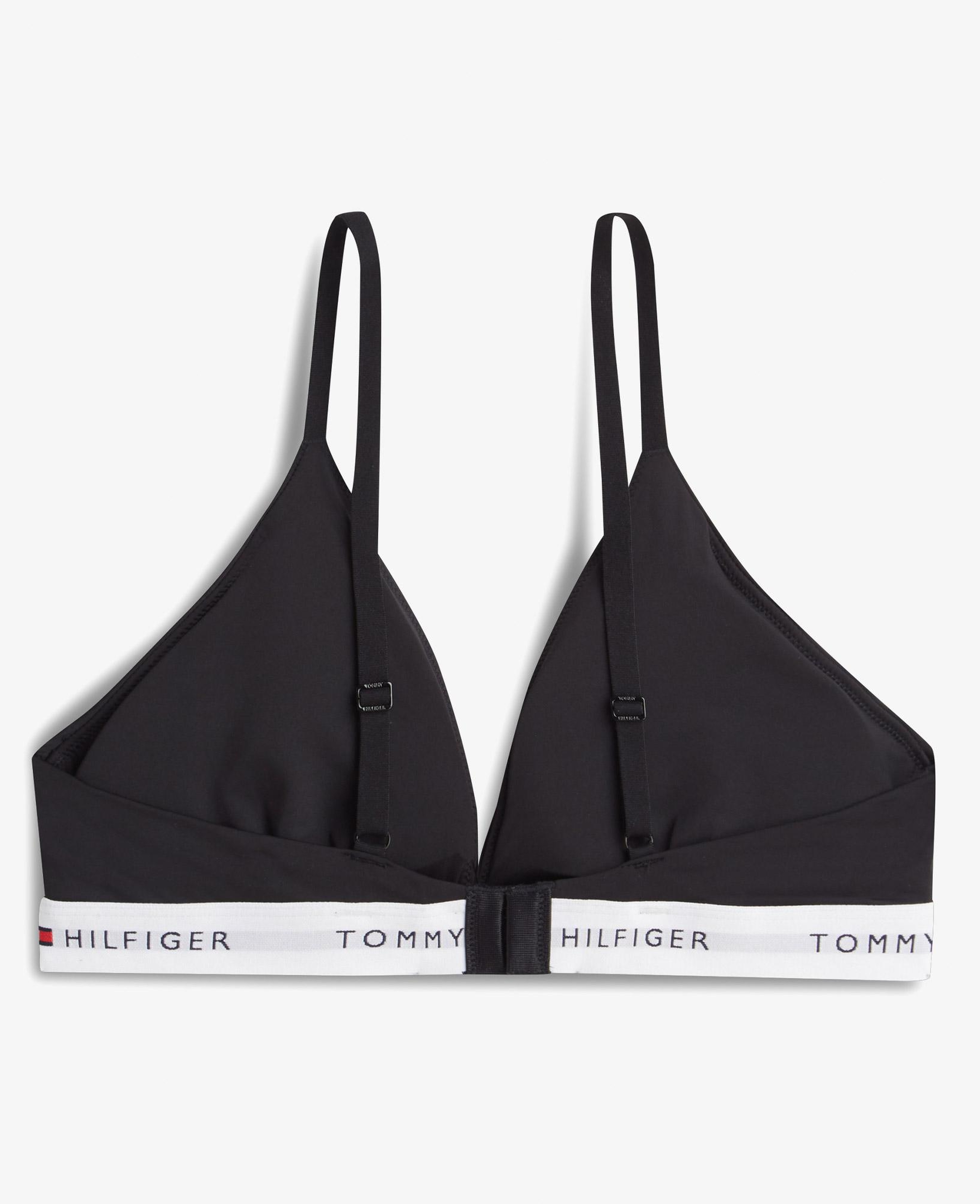 Tommy Hilfiger Triangle Kadın Siyah Bra