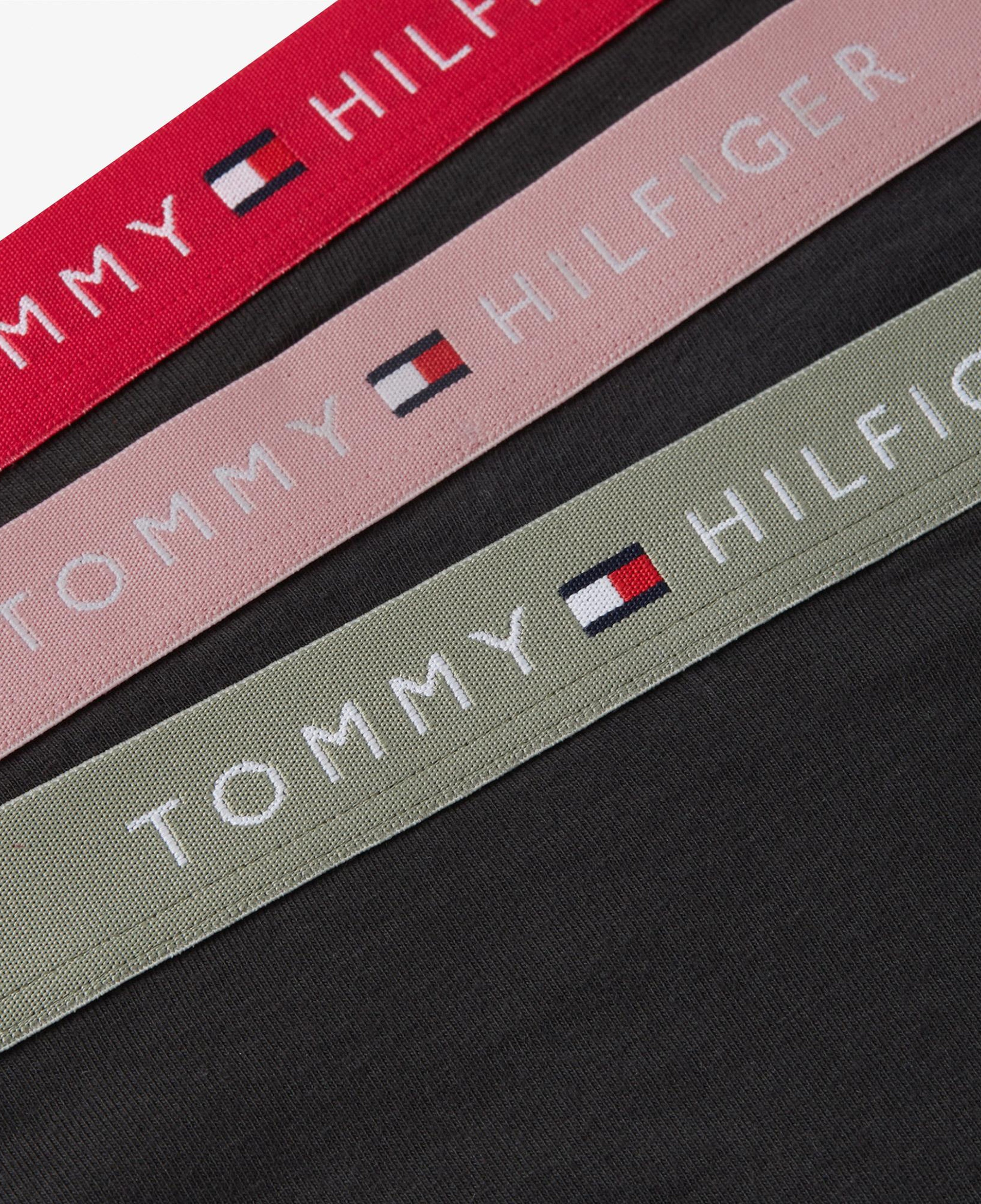 Tommy Hilfiger 3'lü Thong Kadın Beyaz Boxer