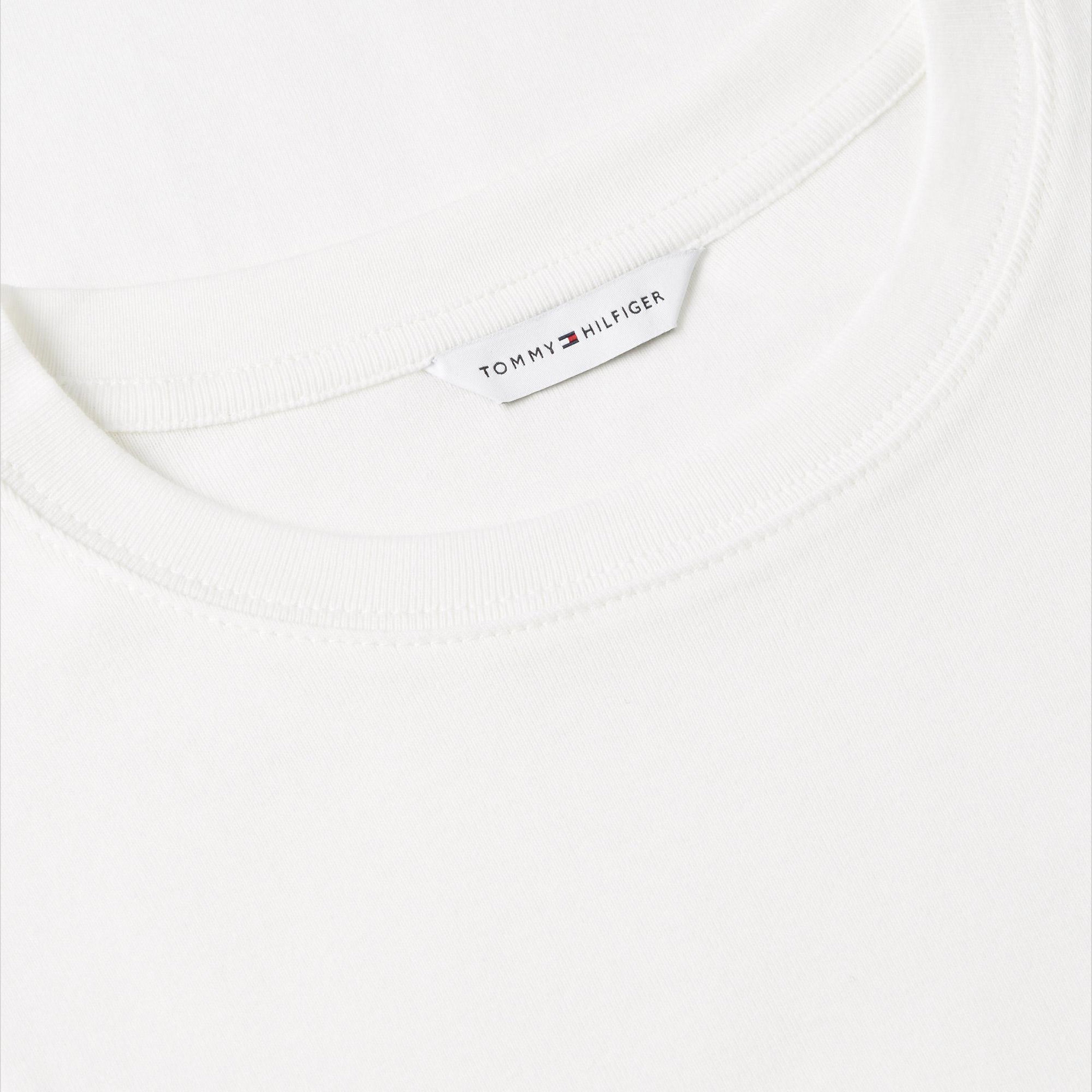 Tommy Hilfiger Cody Slim Kadın Beyaz T-Shirt