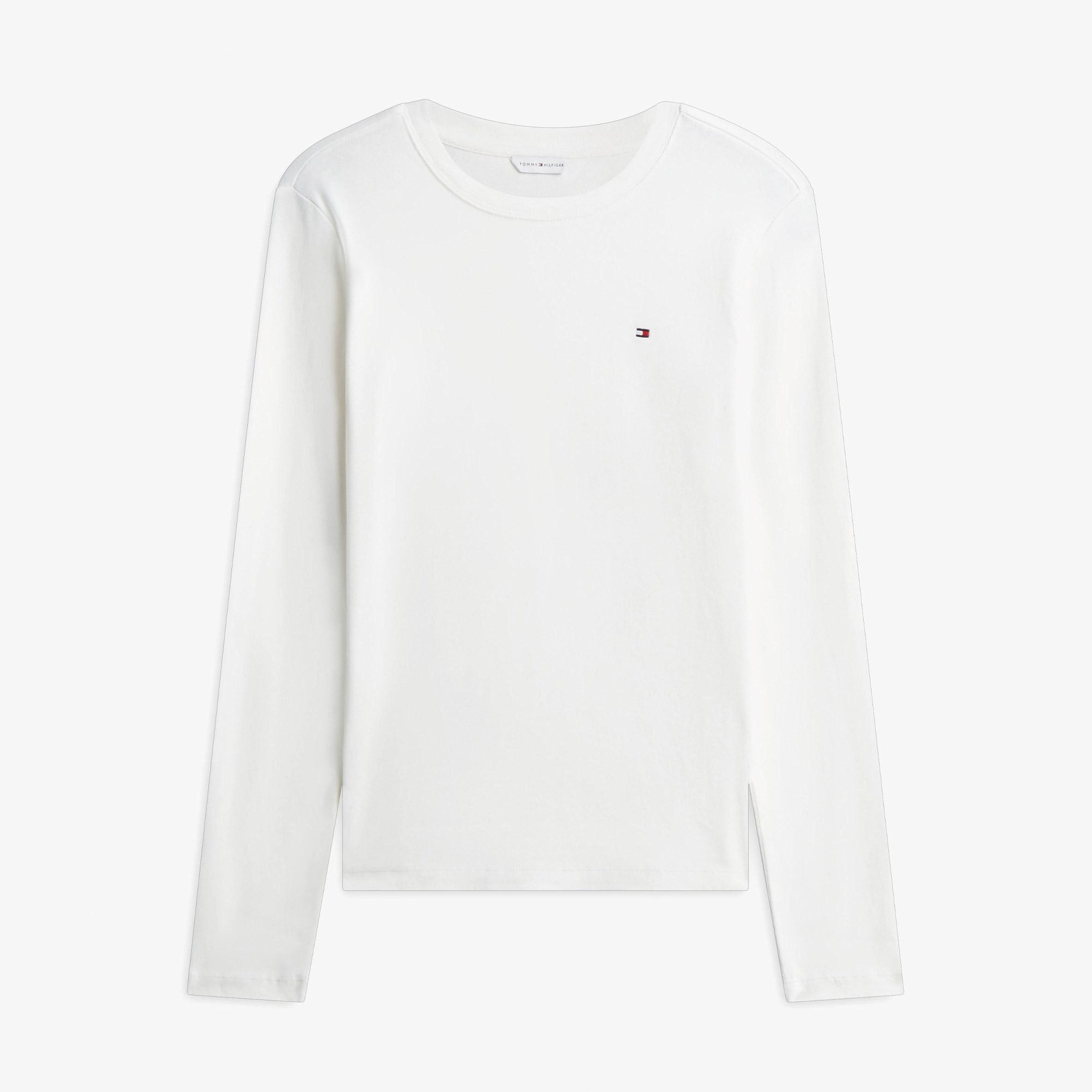 Tommy Hilfiger Cody Slim Kadın Beyaz T-Shirt