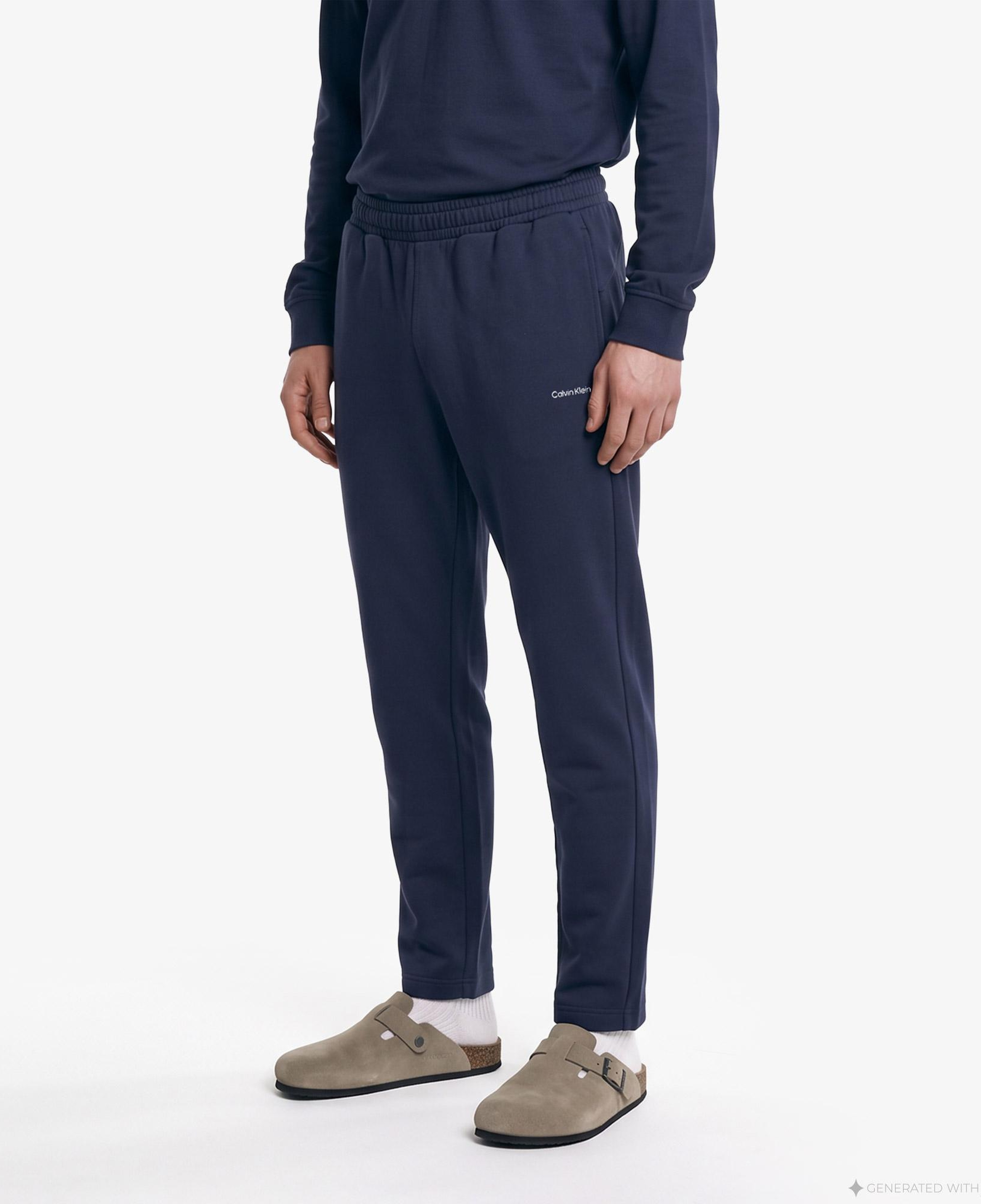 Calvin Klein Premtrry Micro Logo Jogger Erkek Mavi Eşofman Altı