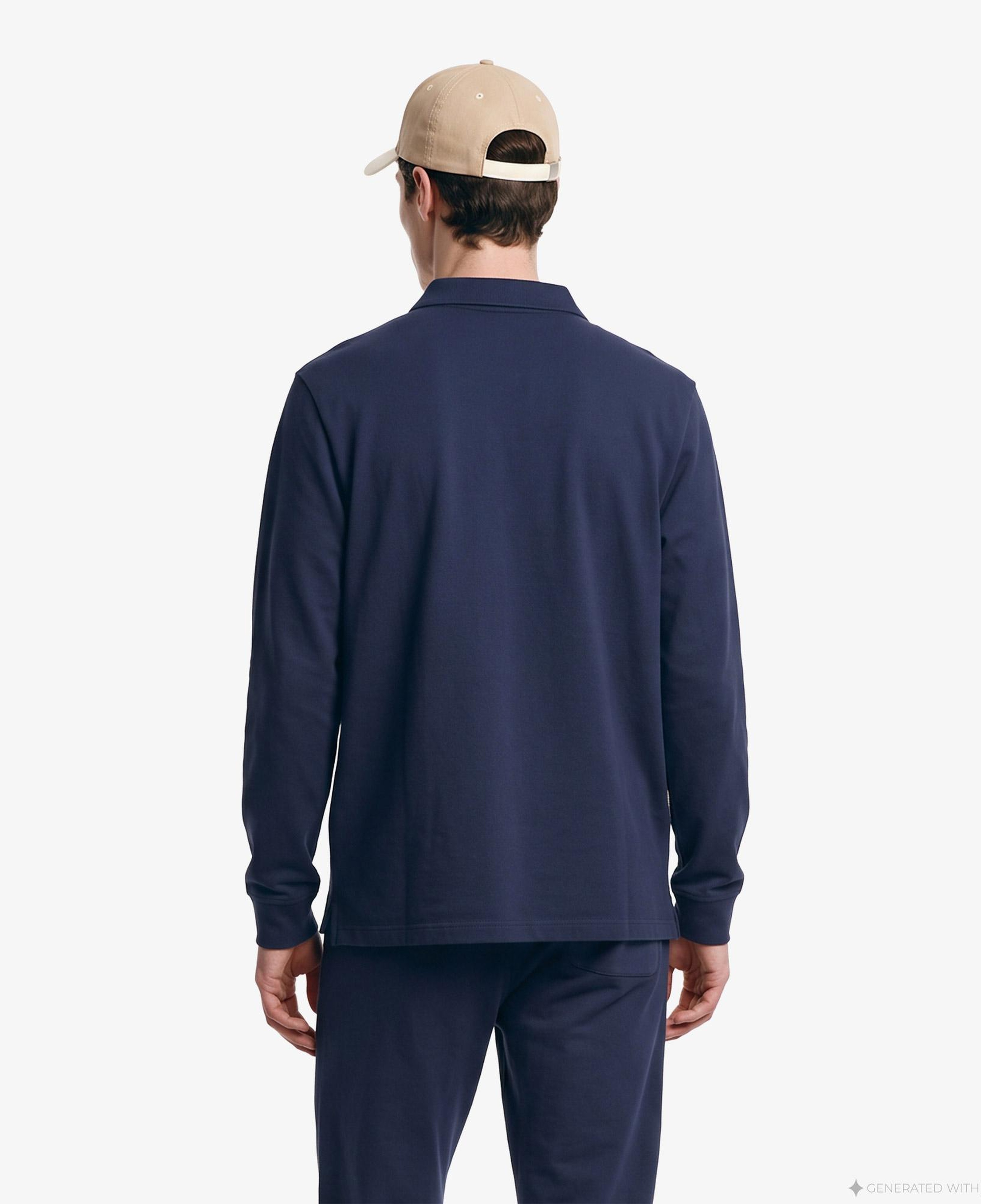 Calvin Klein Casual Pique Easy Erkek Mavi Polo