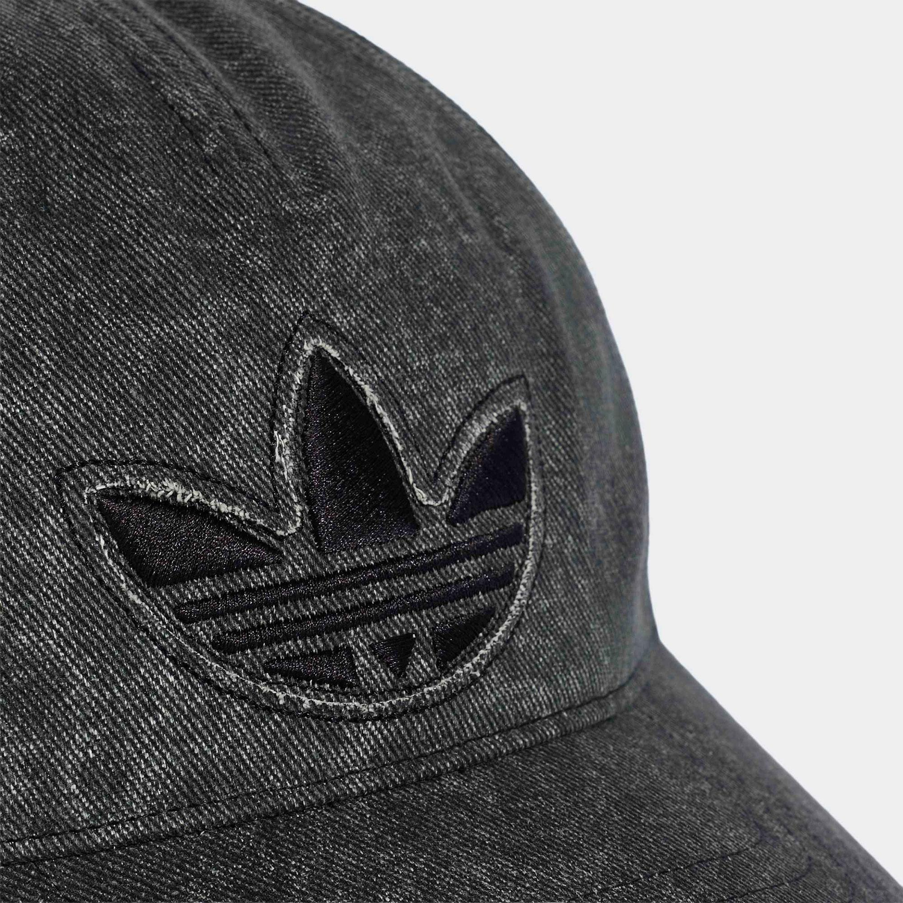 adidas Yıkamalı Denim Unisex Antrasit Şapka