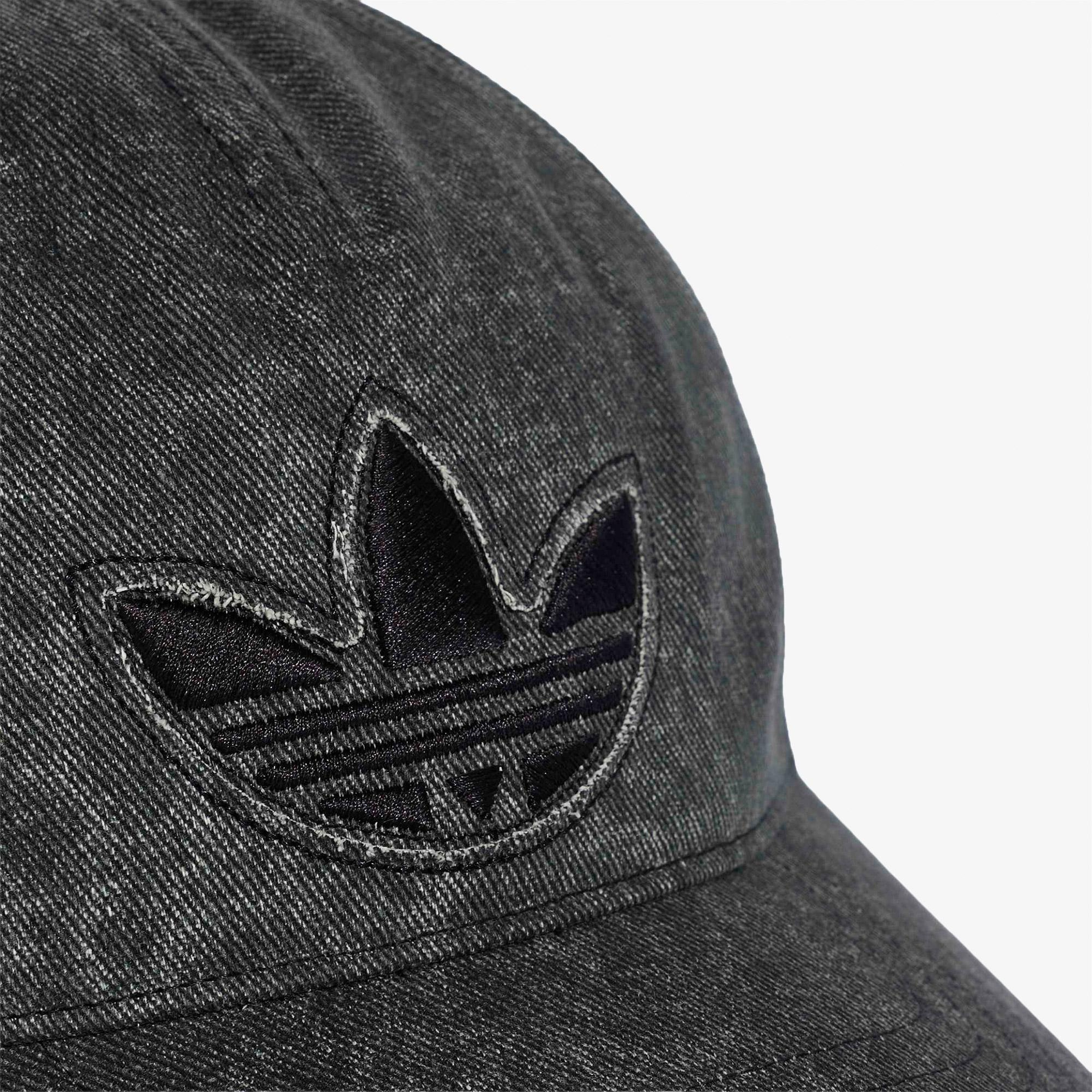 adidas Yıkamalı Denim Unisex Antrasit Şapka