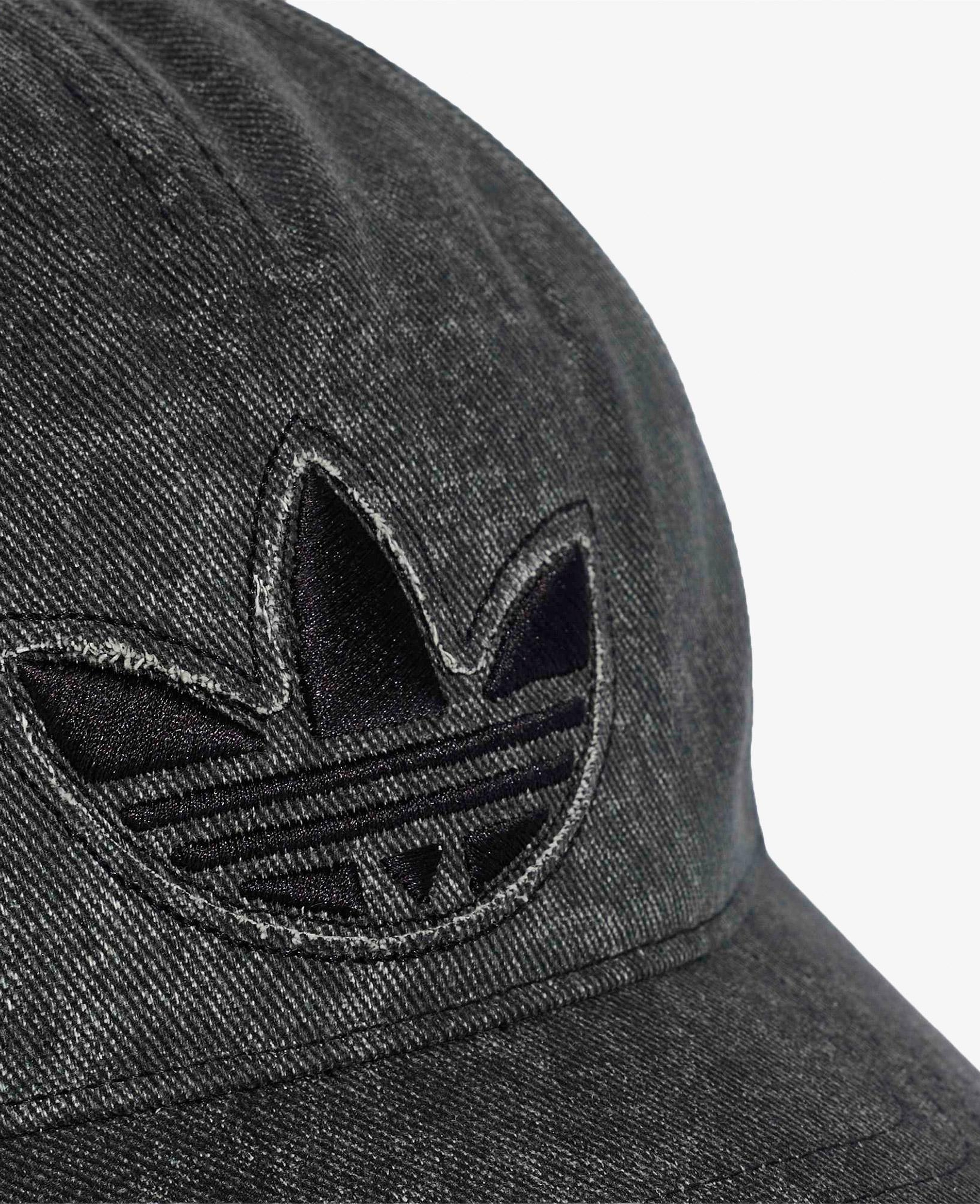 adidas Yıkamalı Denim Unisex Antrasit Şapka