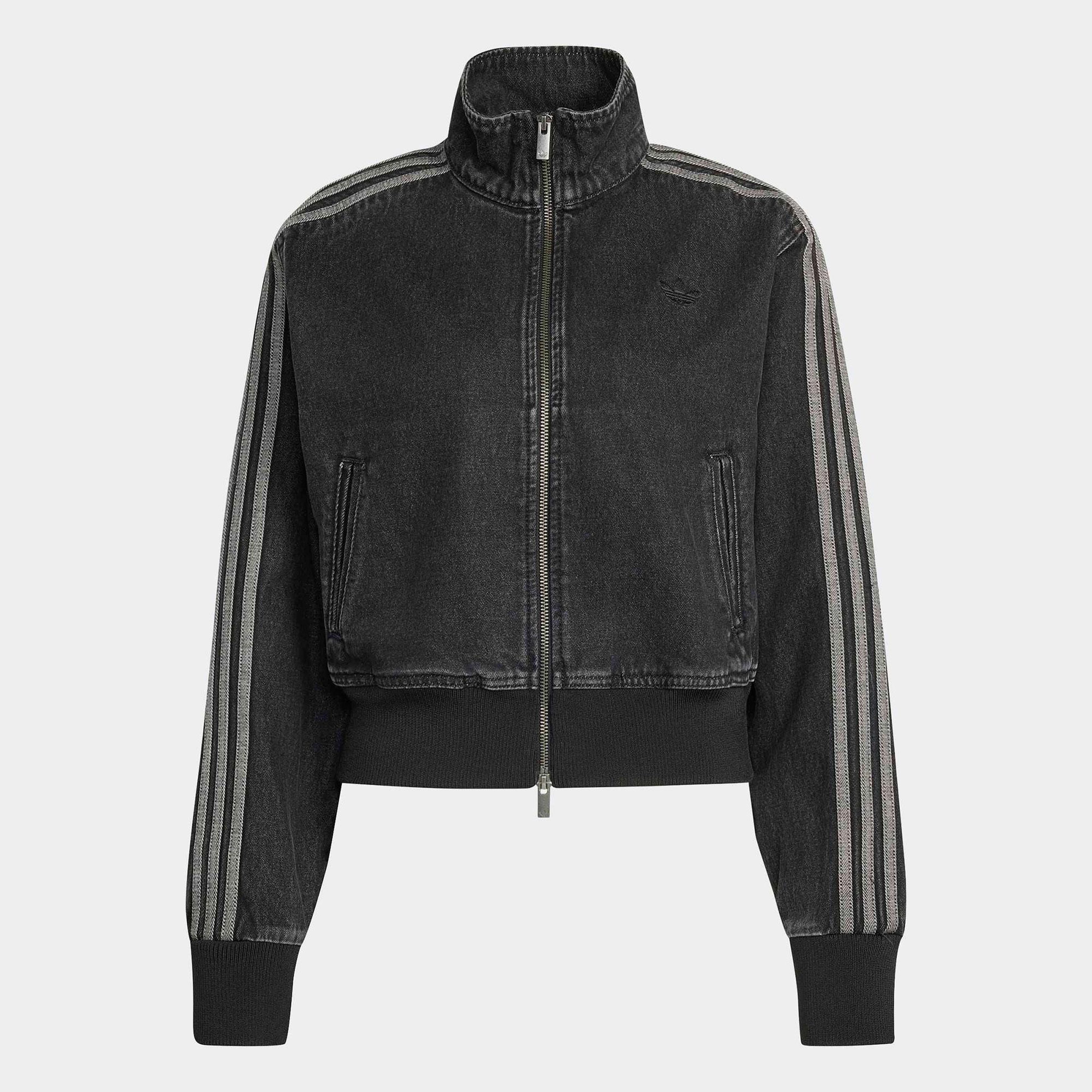 adidas Firebird Denim Kadın Siyah Ceket