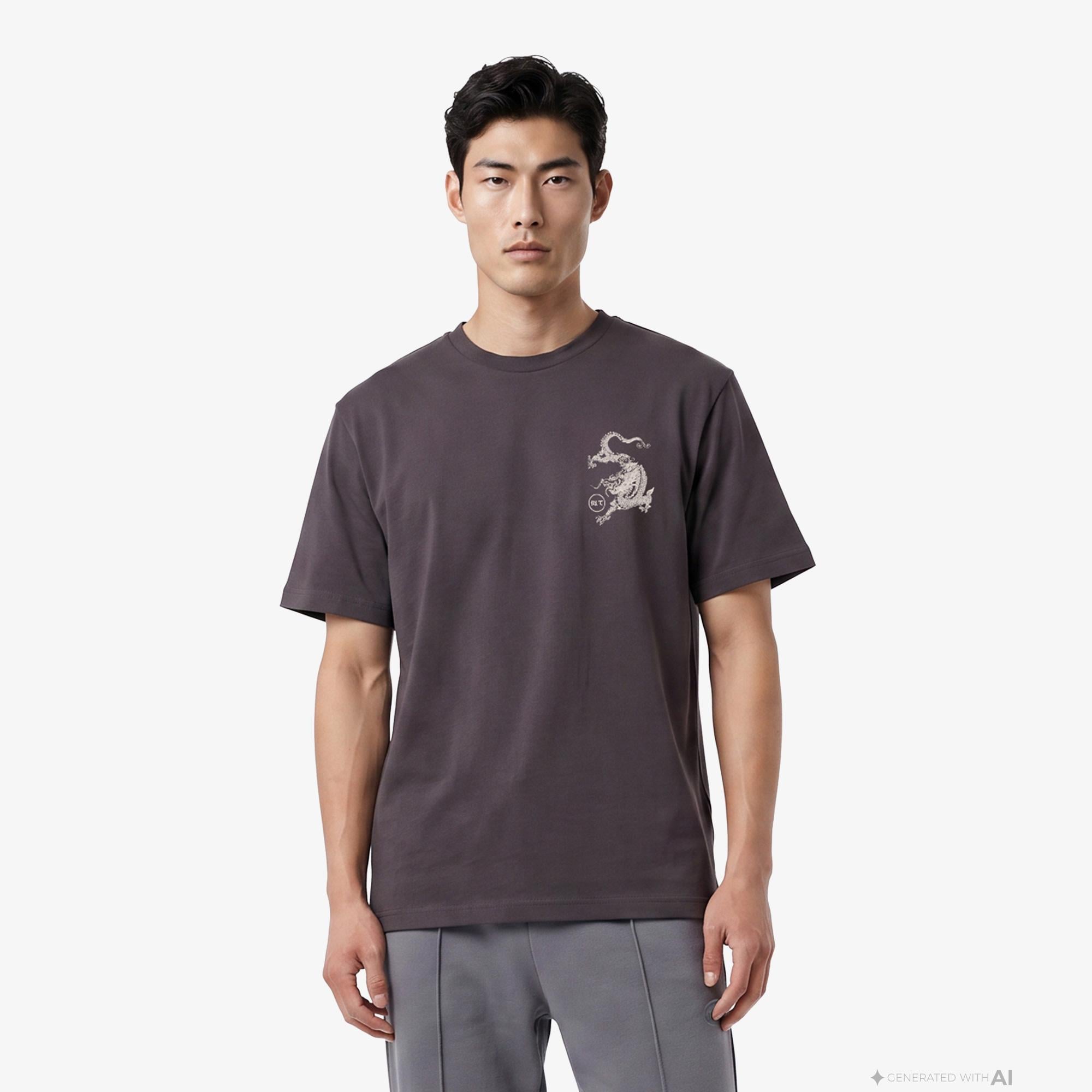 UNITED4 Regular Fit Erkek Kahverengi T-Shirt