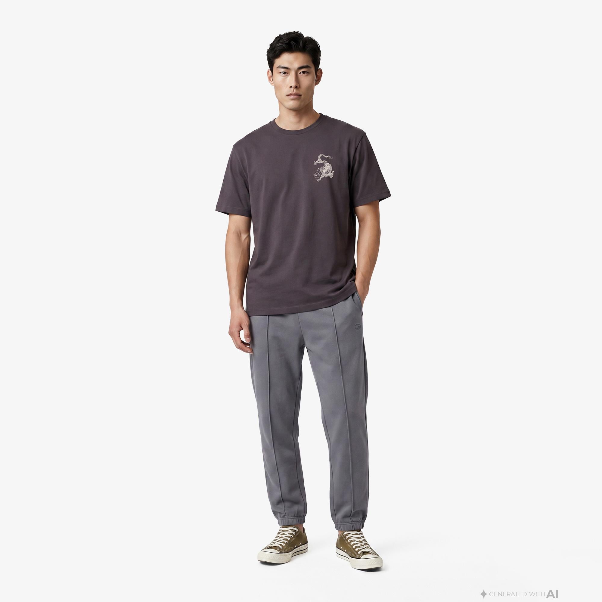 UNITED4 Regular Fit Erkek Kahverengi T-Shirt