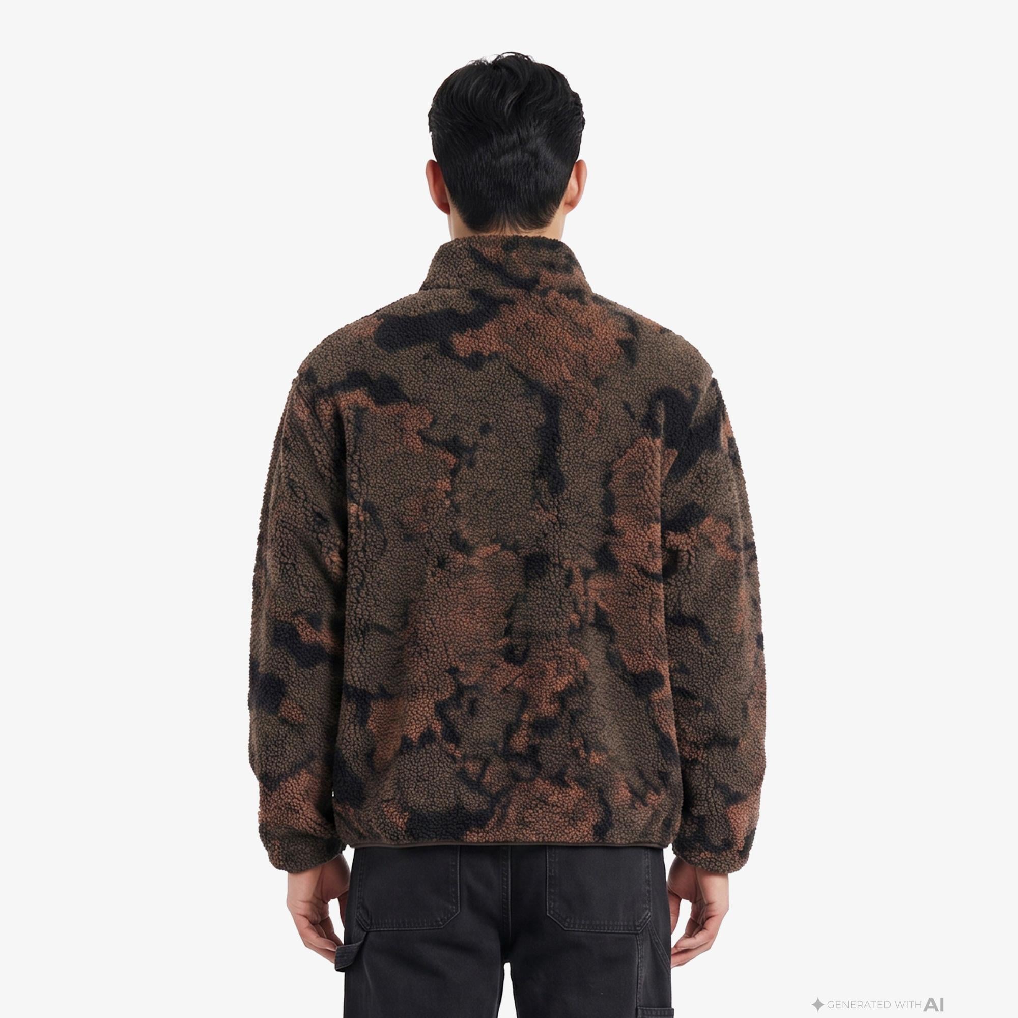 UNITED4 Regular Fit Erkek Kahverengi Mont