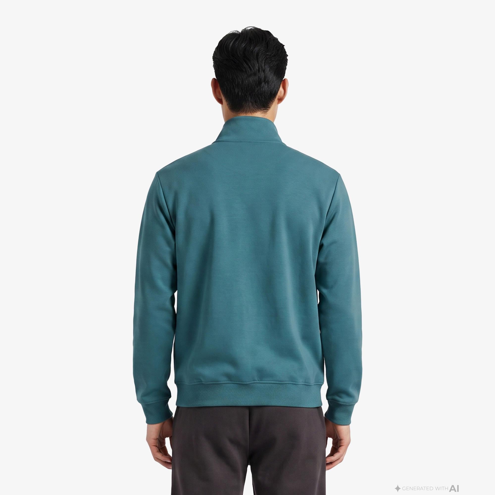 UNITED4 Regular Fit Erkek Yeşil Sweatshirt