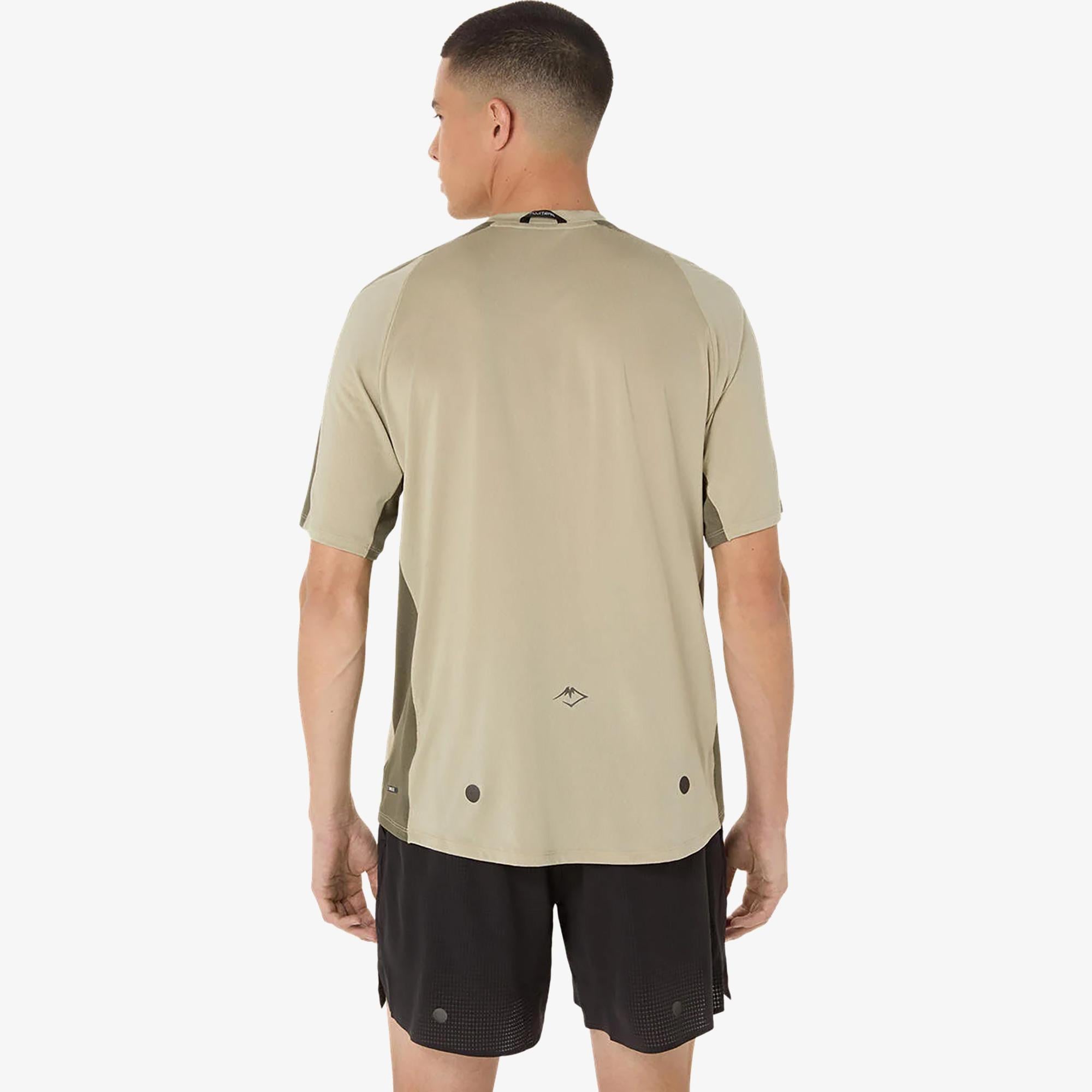 Asics Fujitrail Elite Ss Top Erkek Yeşil T-Shirt