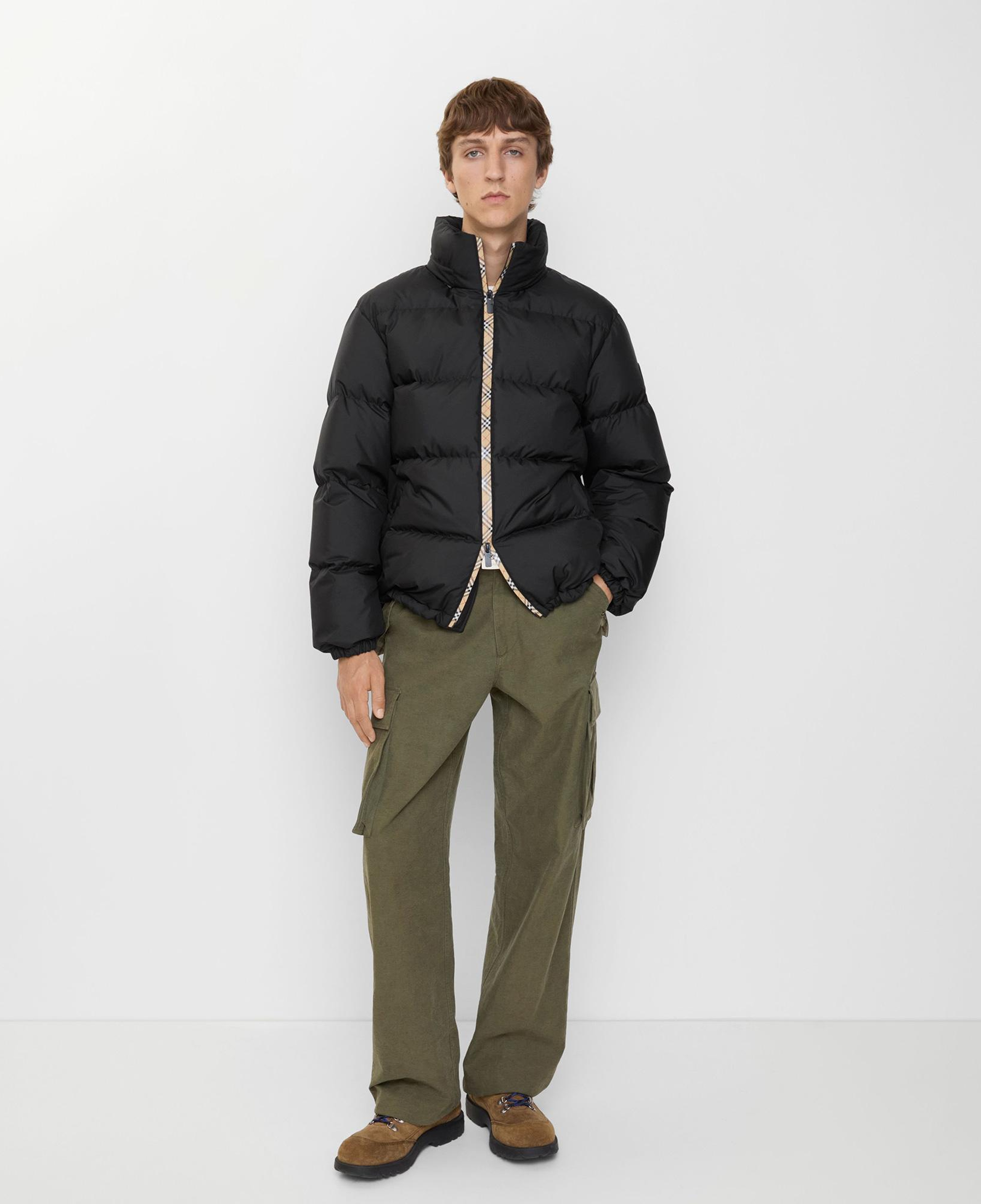 Burberry Snowdon Erkek Siyah Mont