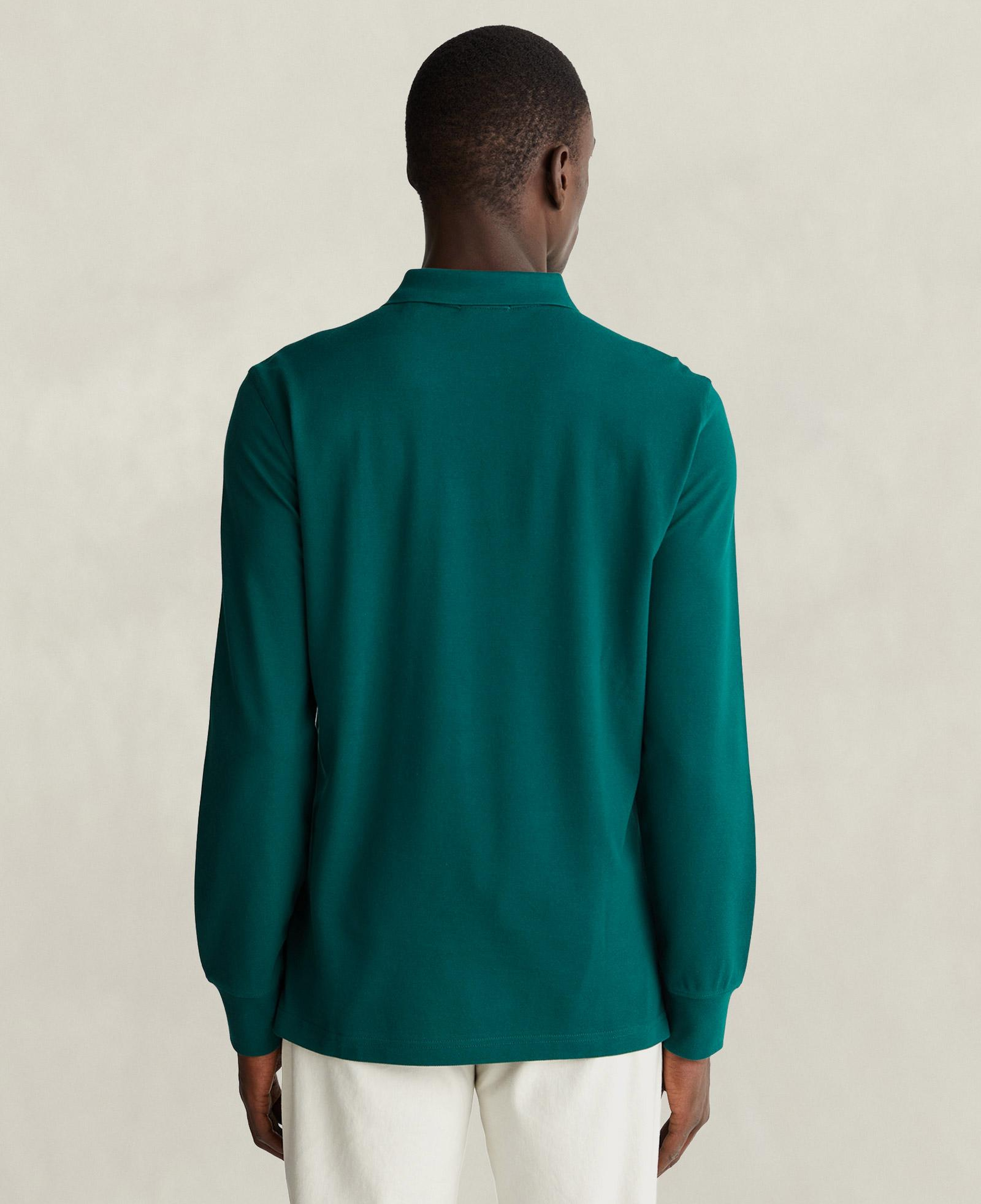 GANT Erkek Yeşil Regular Fit Polo Yaka T-Shirt