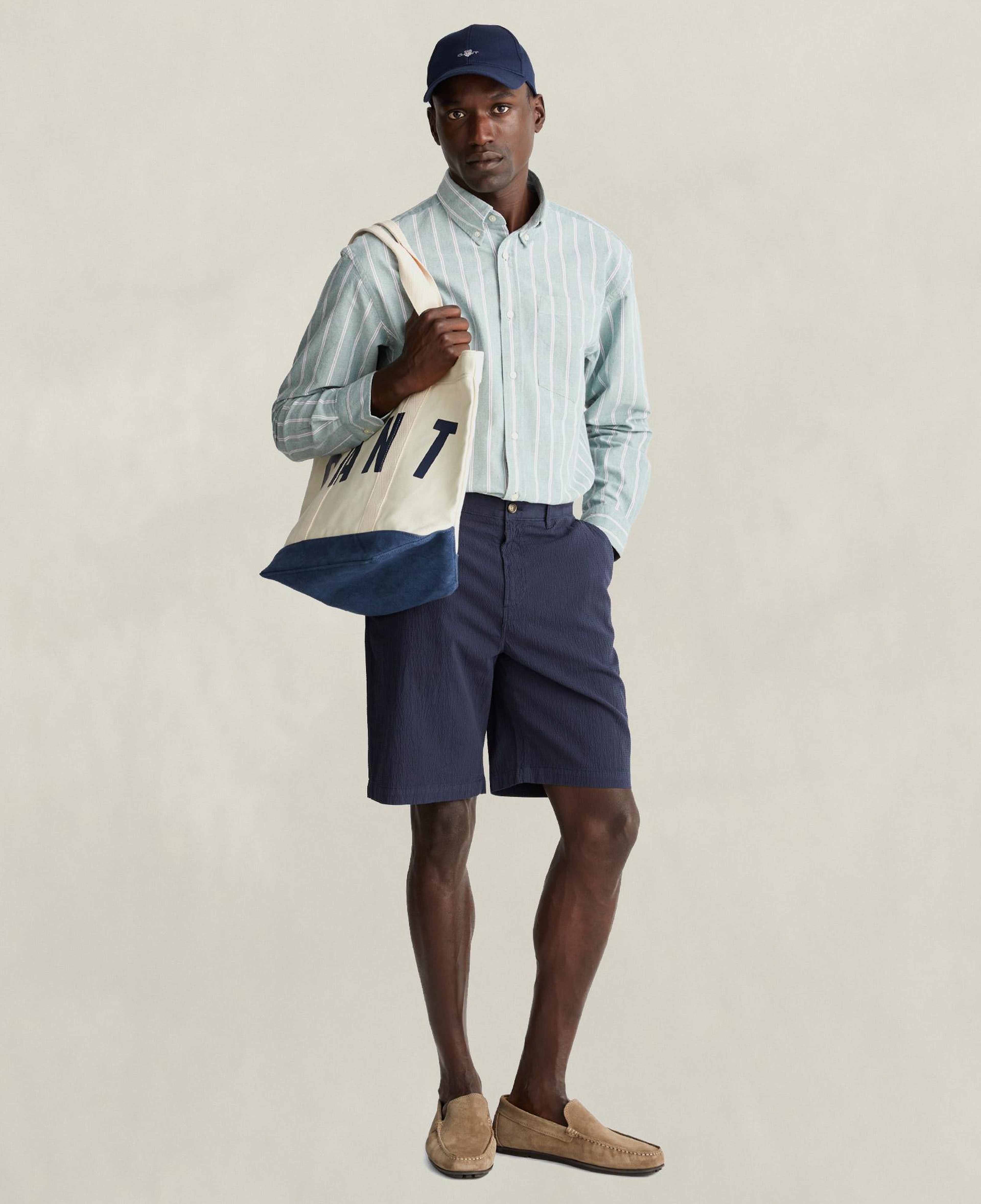 GANT Erkek Yeşil Relaxed Fit %100 Pamuk Gömlek