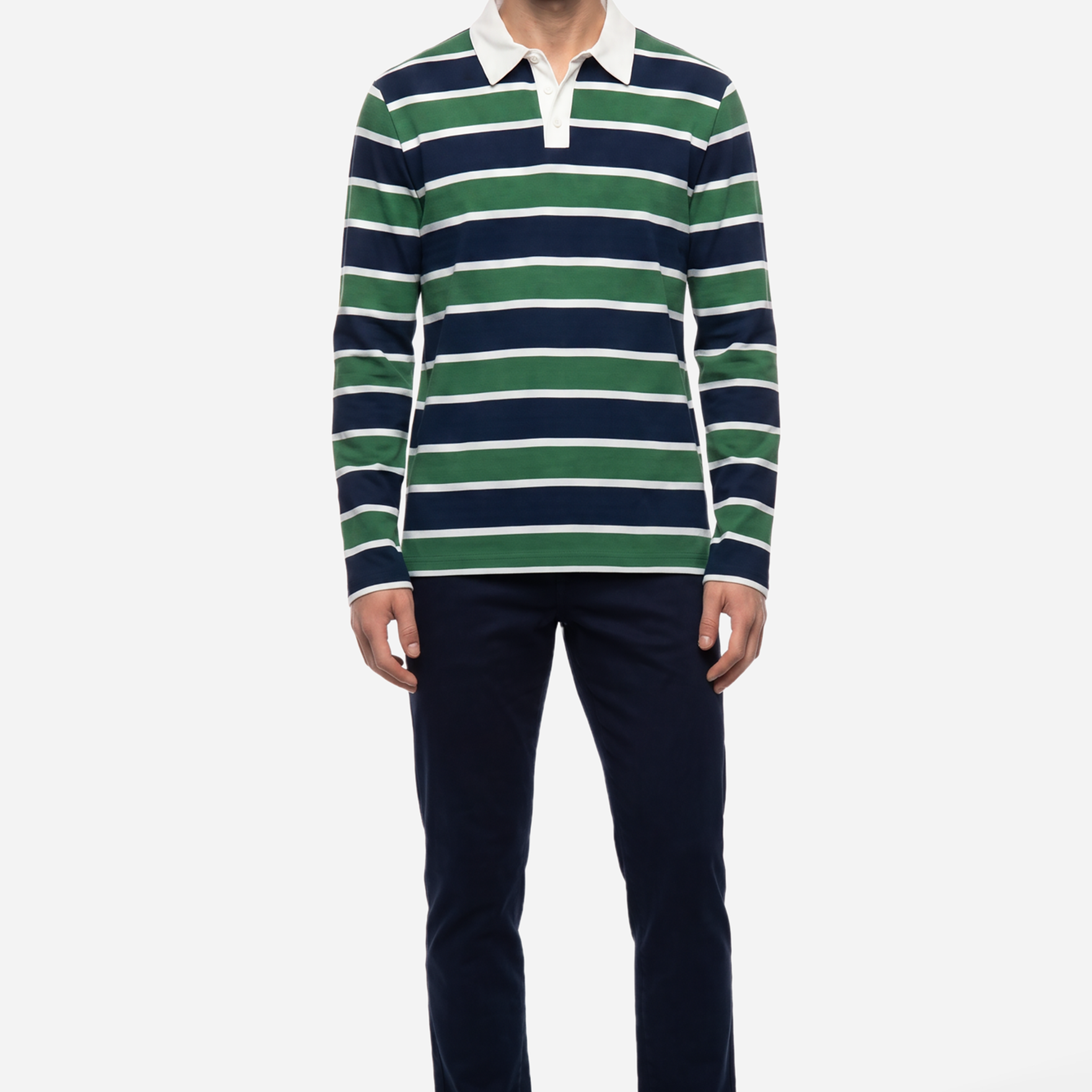 Erkek Lacivert Slim Straight Fit Pantolon