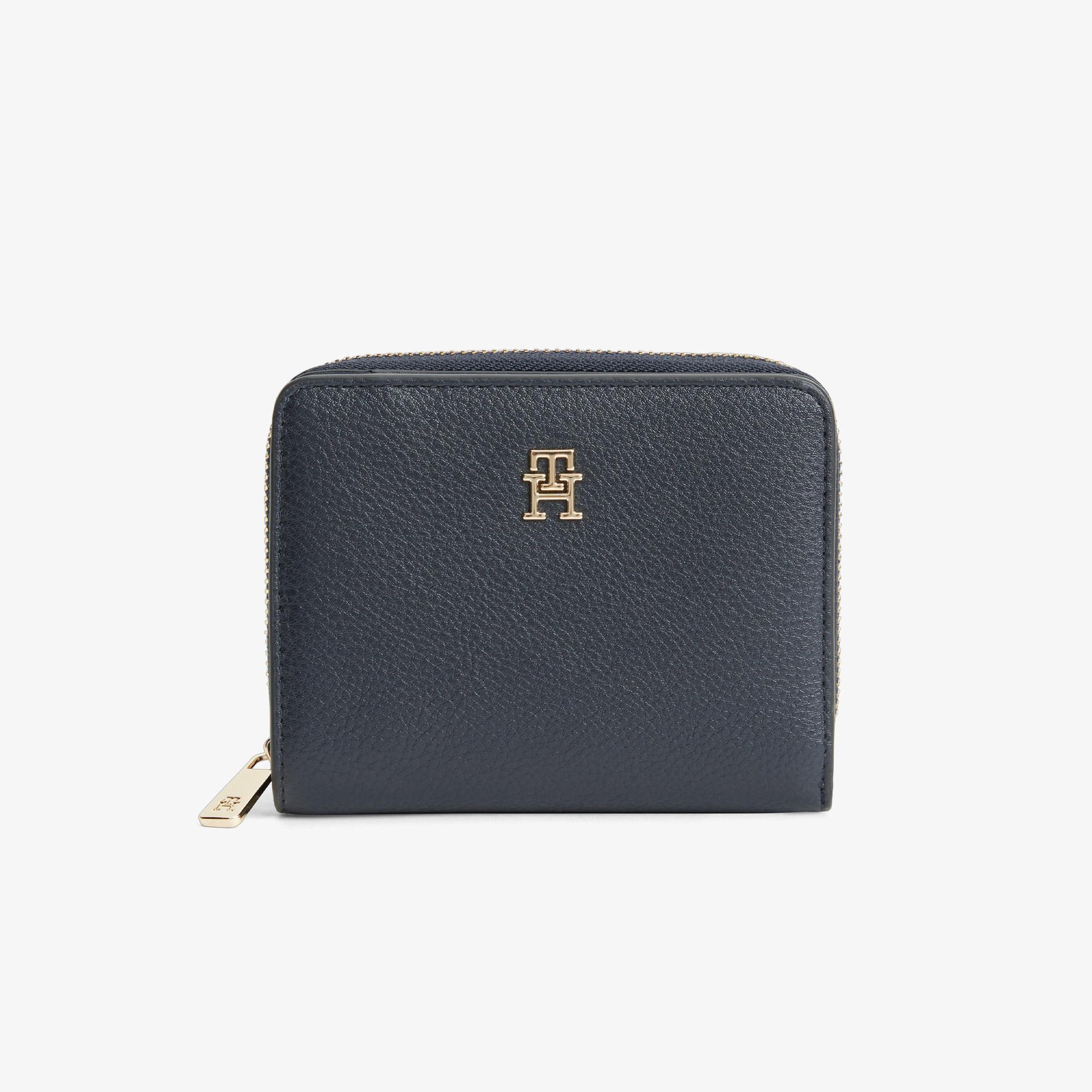 Tommy Hilfiger Icon Med Flap Kadın Lacivert Cüzdan