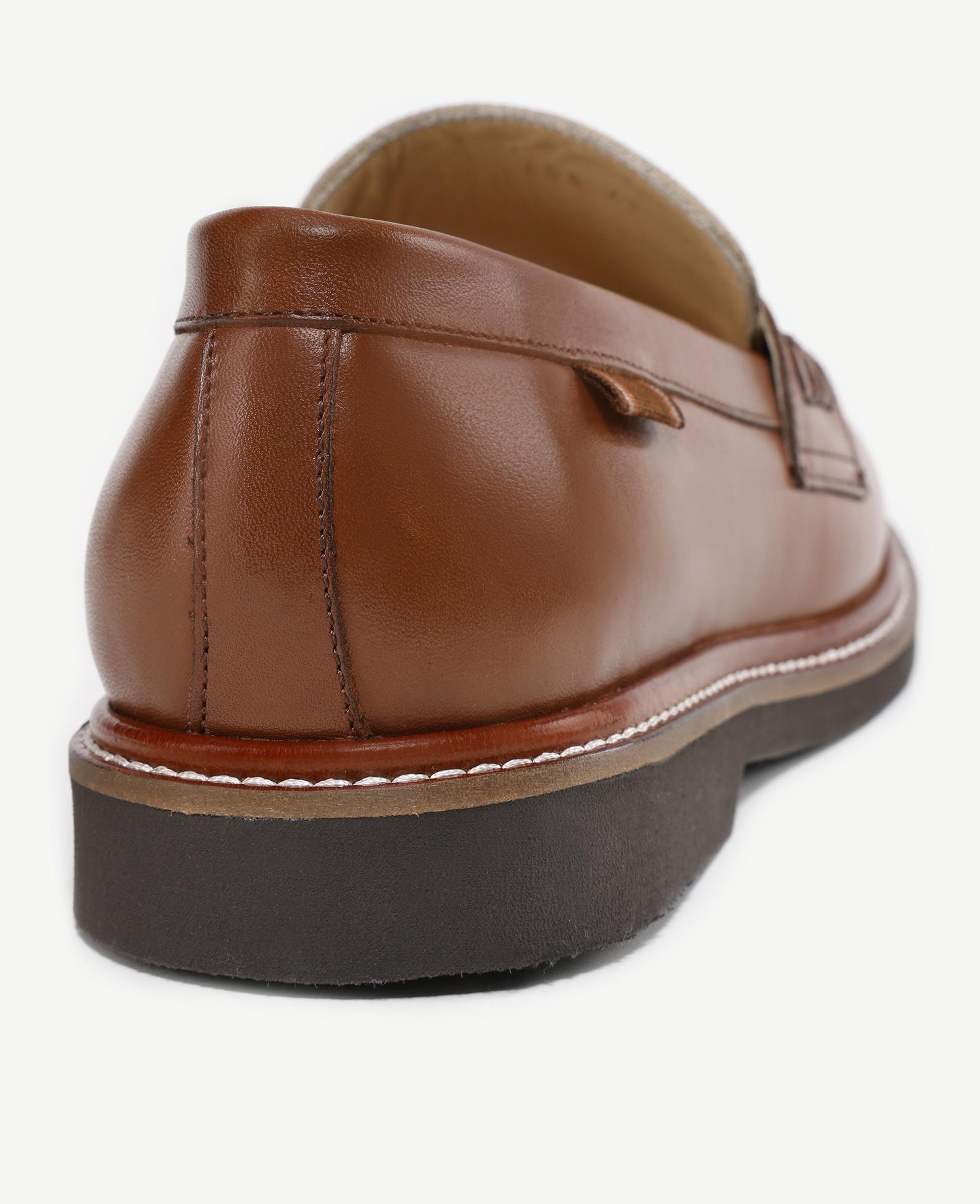 YARGICI Kanvas Detaylı Deri Loafer