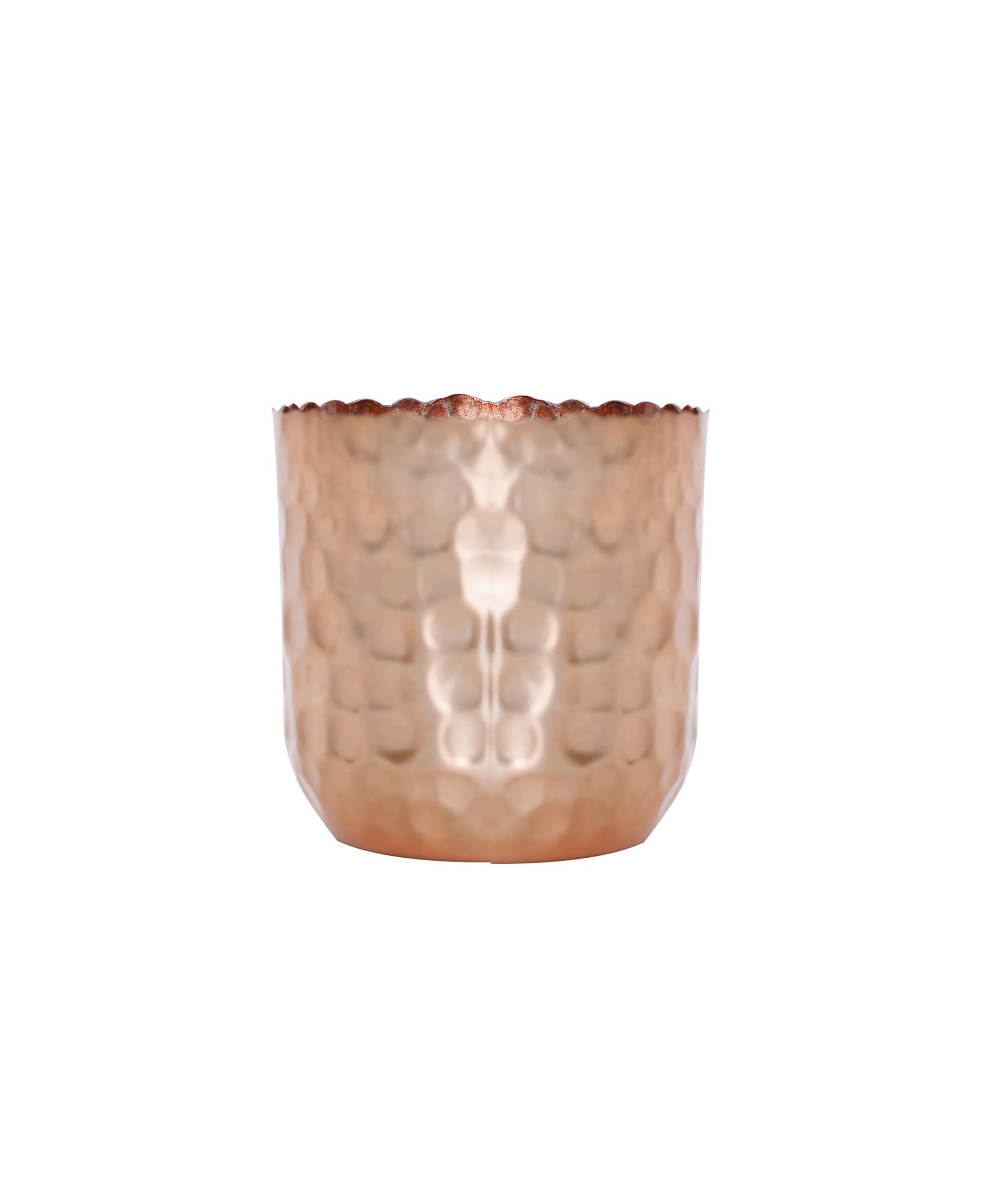 YARGICI Metal Dövme Detaylı Mum(7x7 Cm)