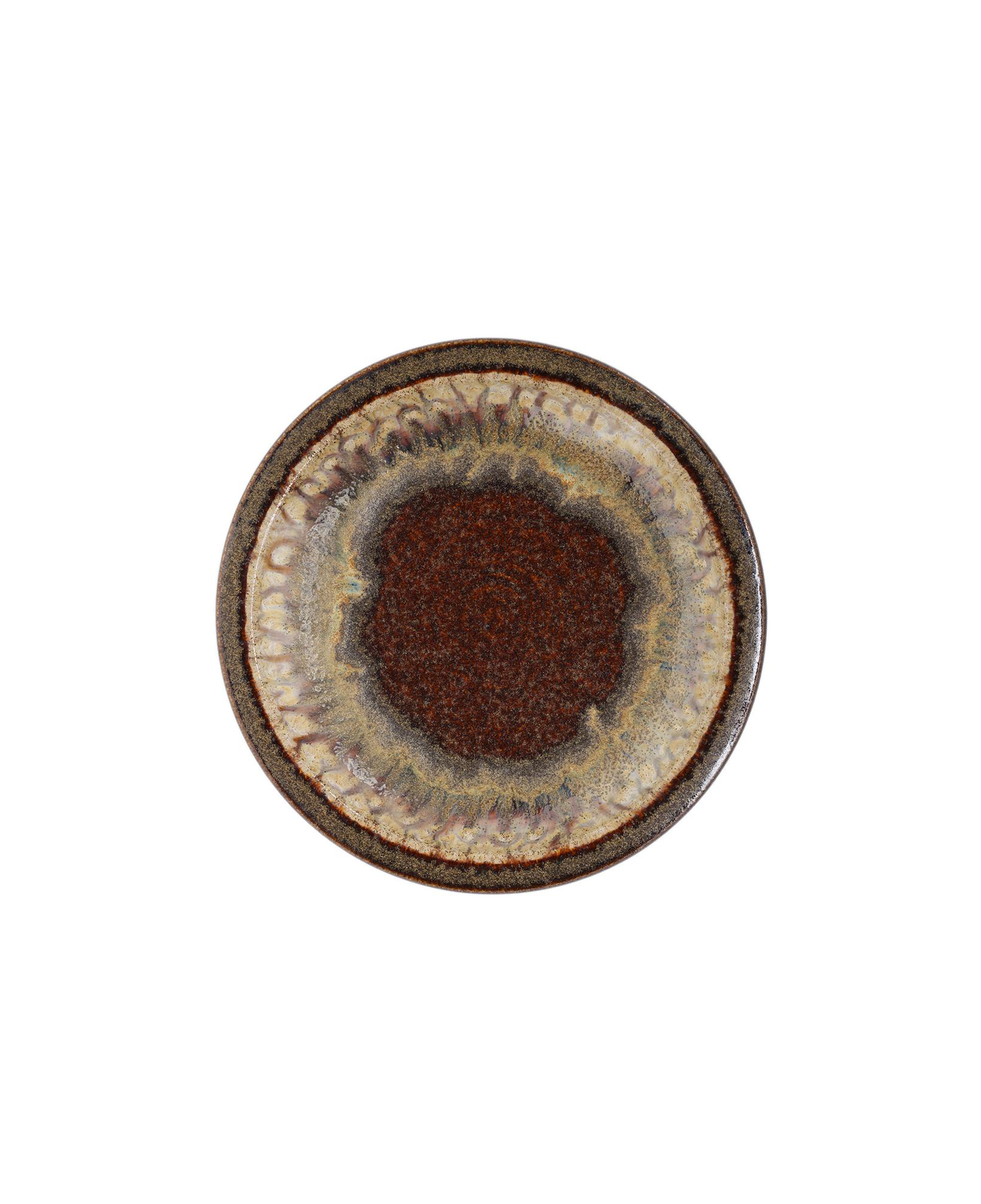 YARGICI Seramik Sır Kaplamalı Tatlı Tabağı(20x3 Cm)