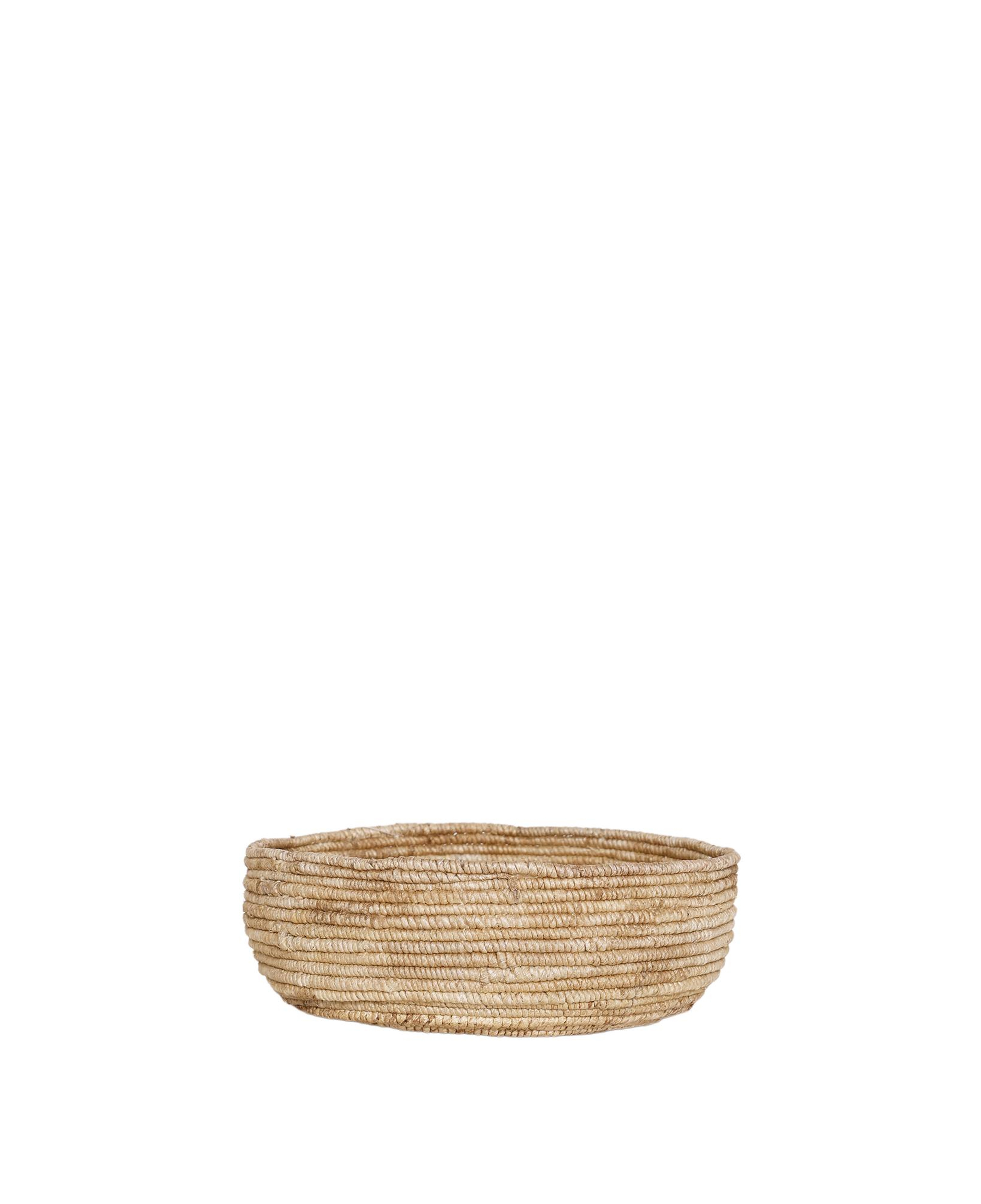 YARGICI Abaka Ağacı Yuvarlak Sepet(26x8 Cm)
