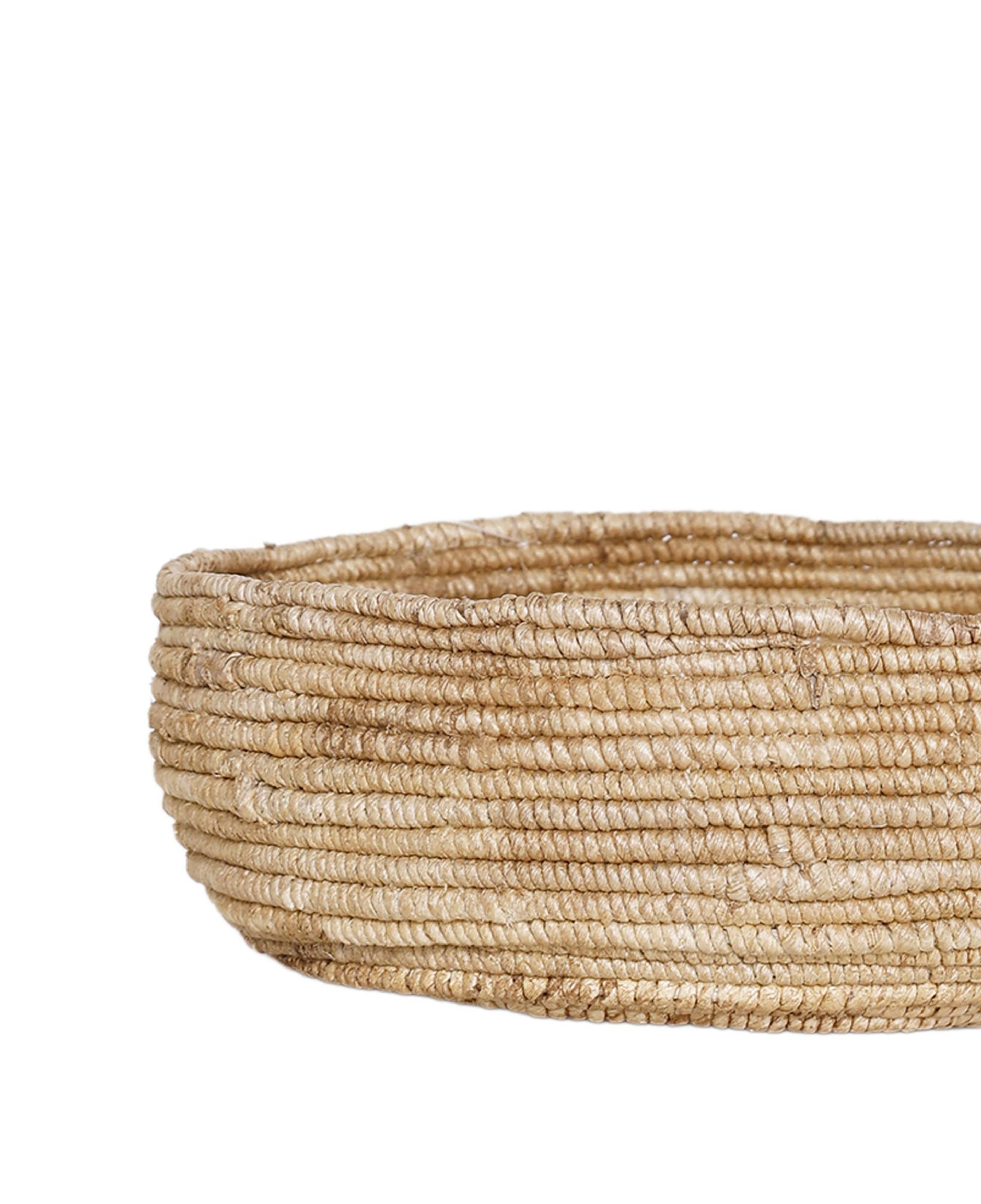 YARGICI Abaka Ağacı Yuvarlak Sepet(26x8 Cm)