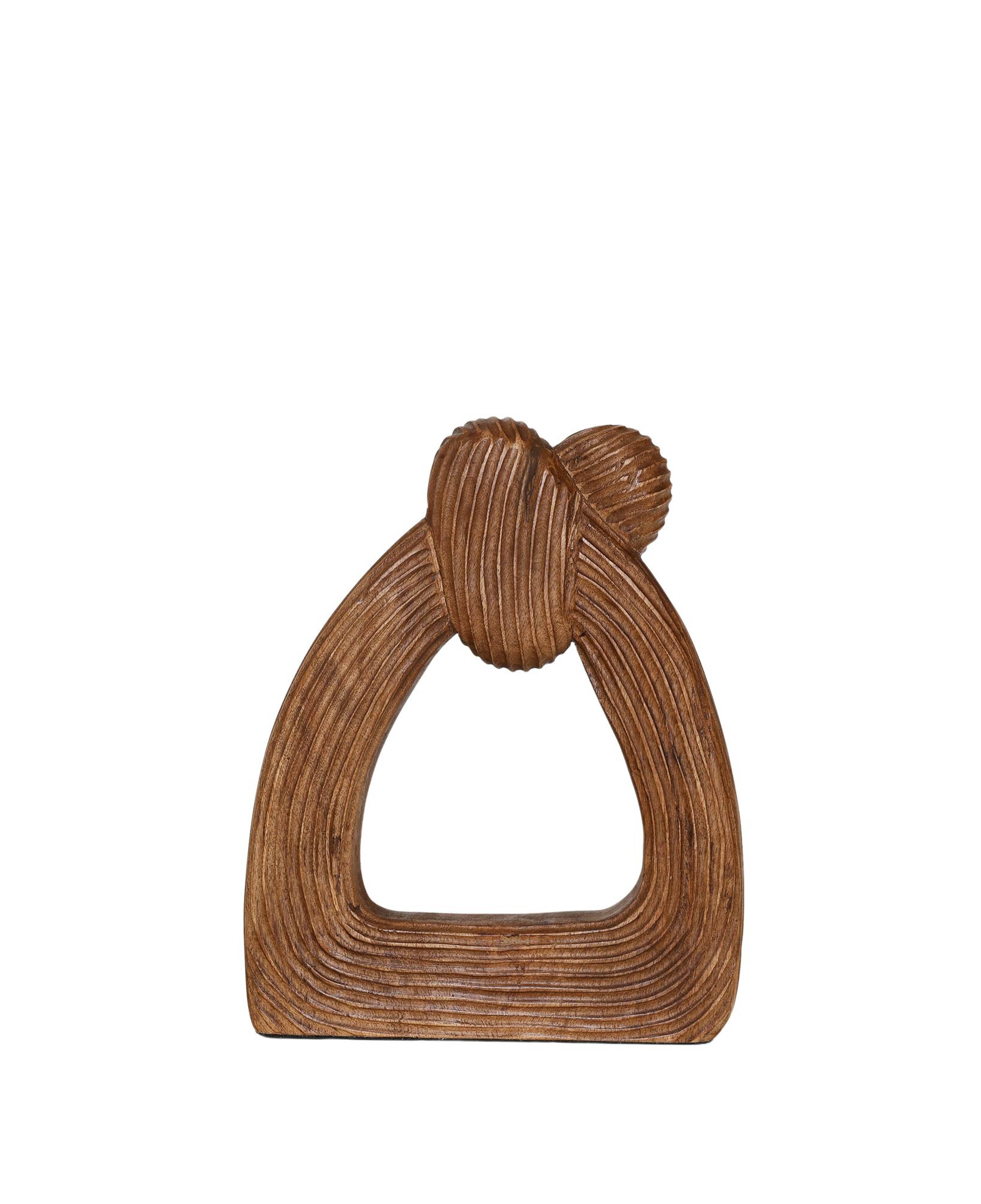 YARGICI Soyut Formlu Mango Ağacı Obje(26x5x30 Cm)