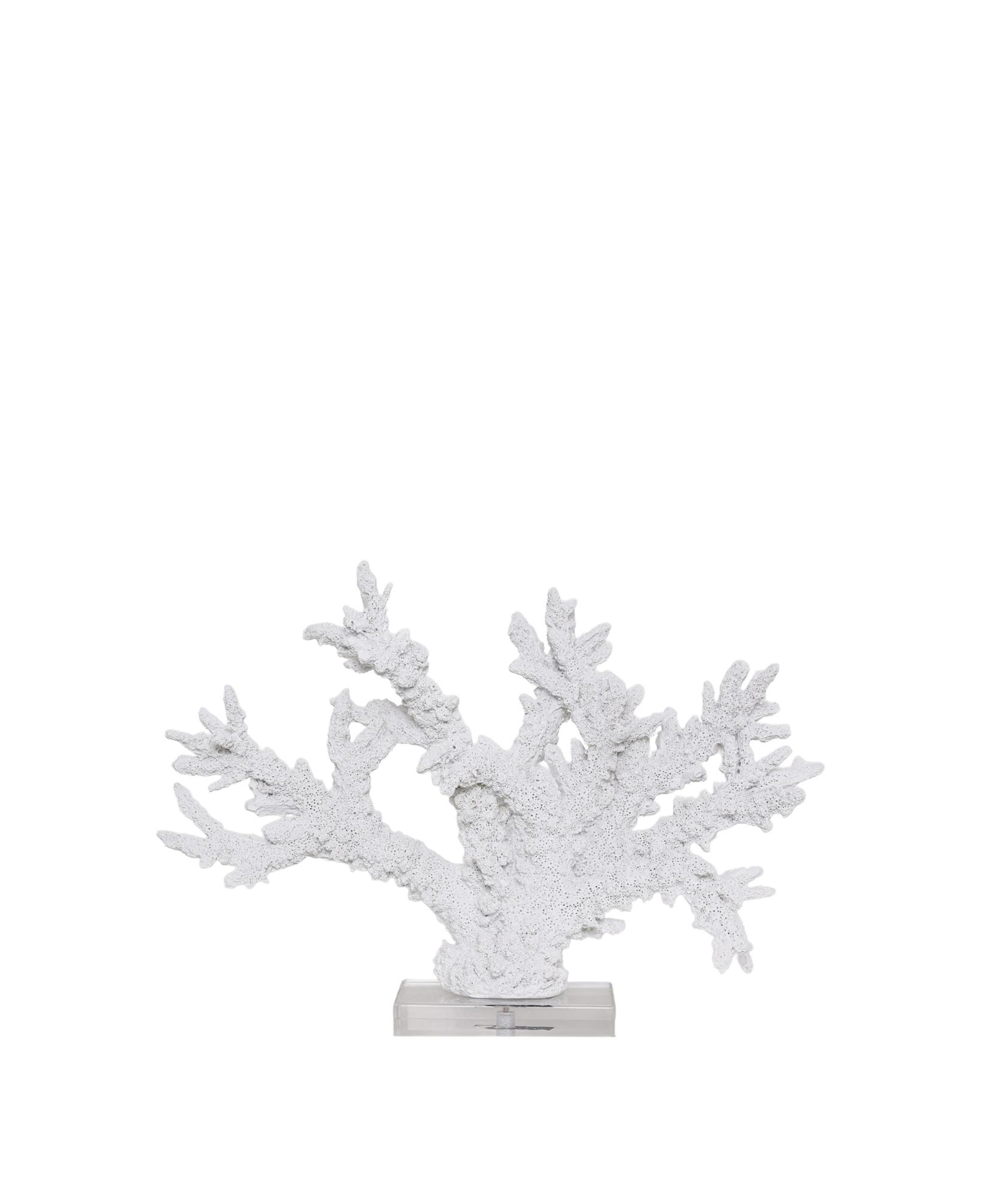 YARGICI Mercan Formlu Akrilik Tabanlı Poliresin Obje(10x38x26 Cm)