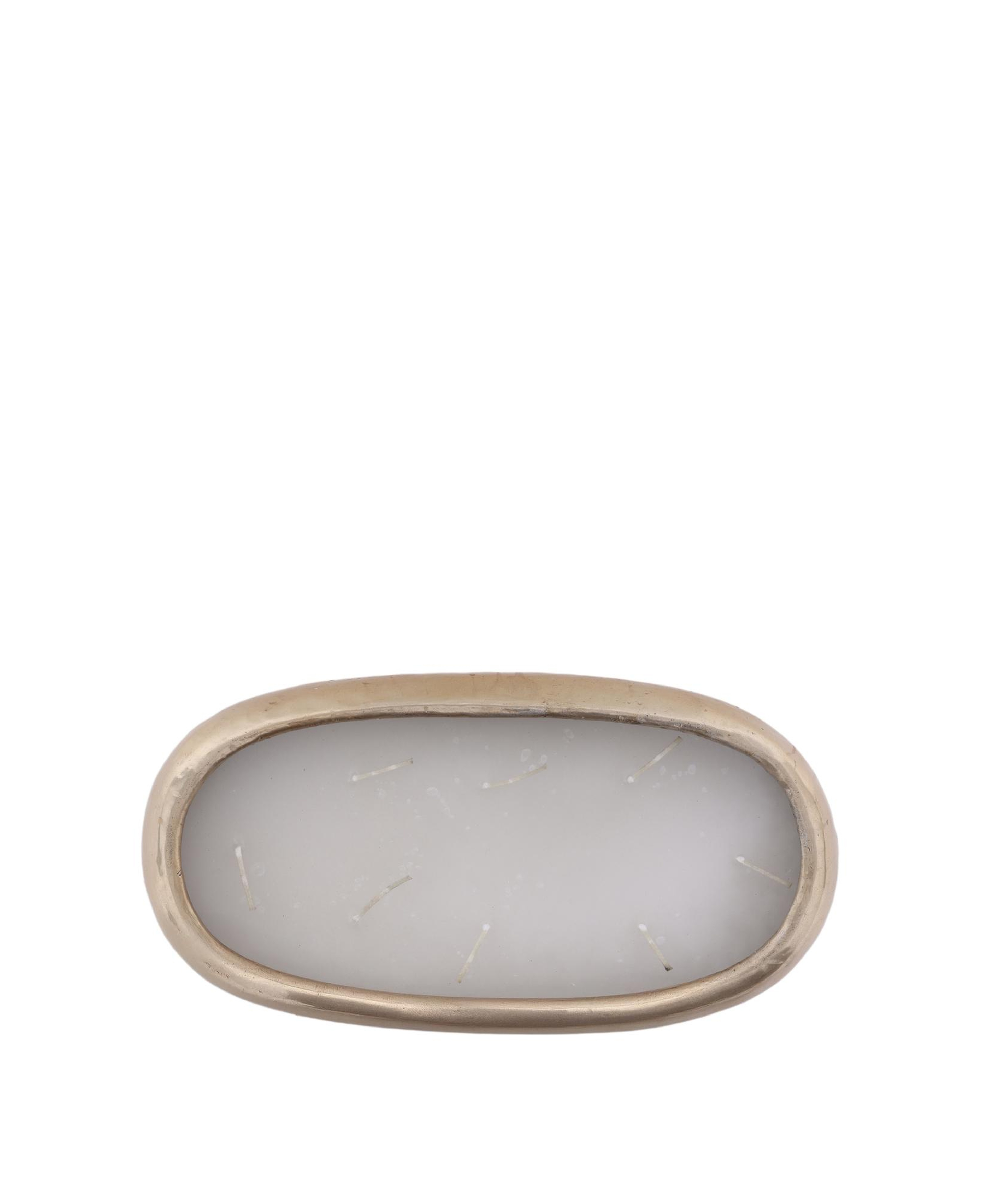 YARGICI Alüminyum Oval Mum(16x30x5 Cm)
