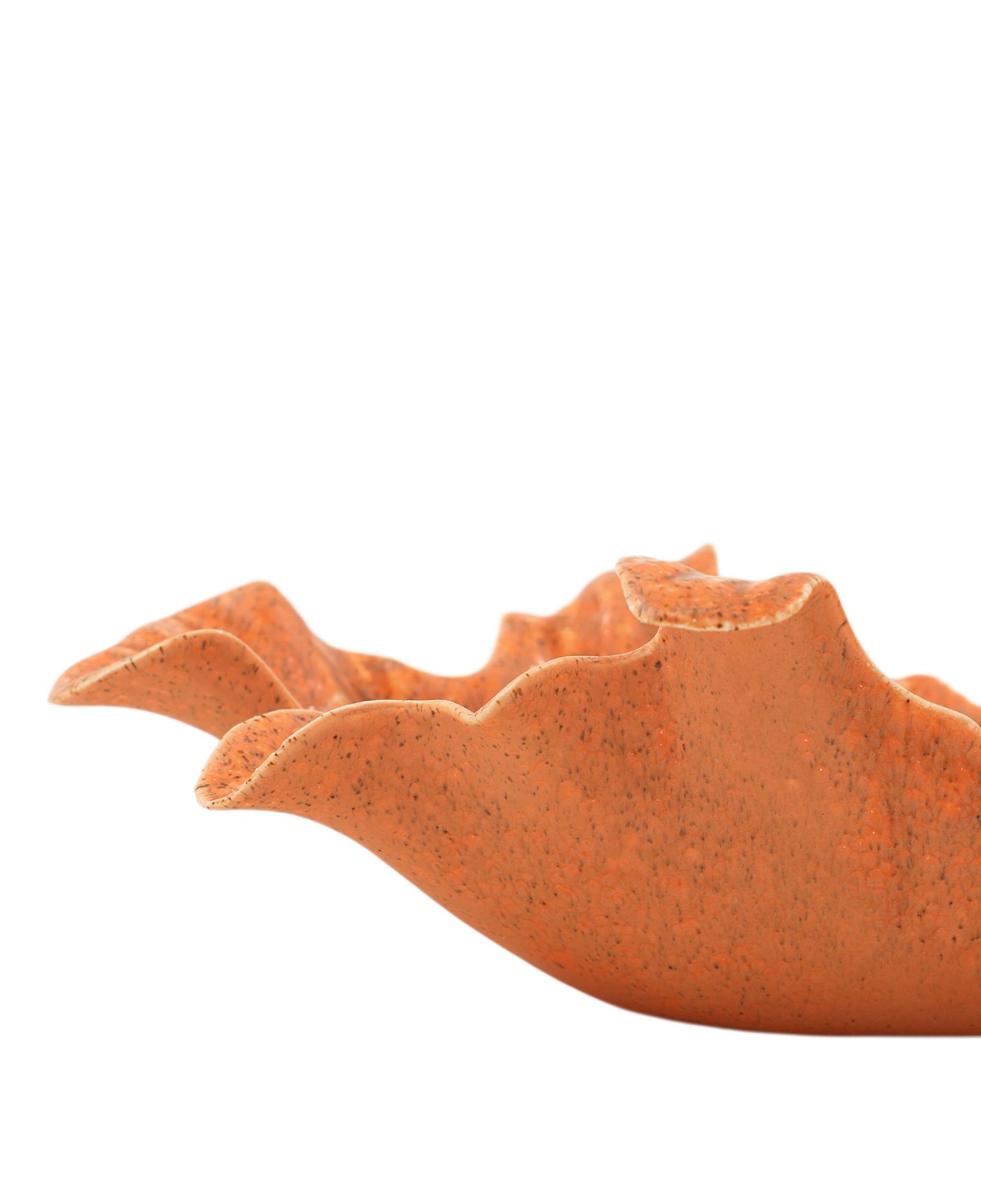 YARGICI Soyut Formlu Seramik Dekoratif Obje(34x25x9 Cm)