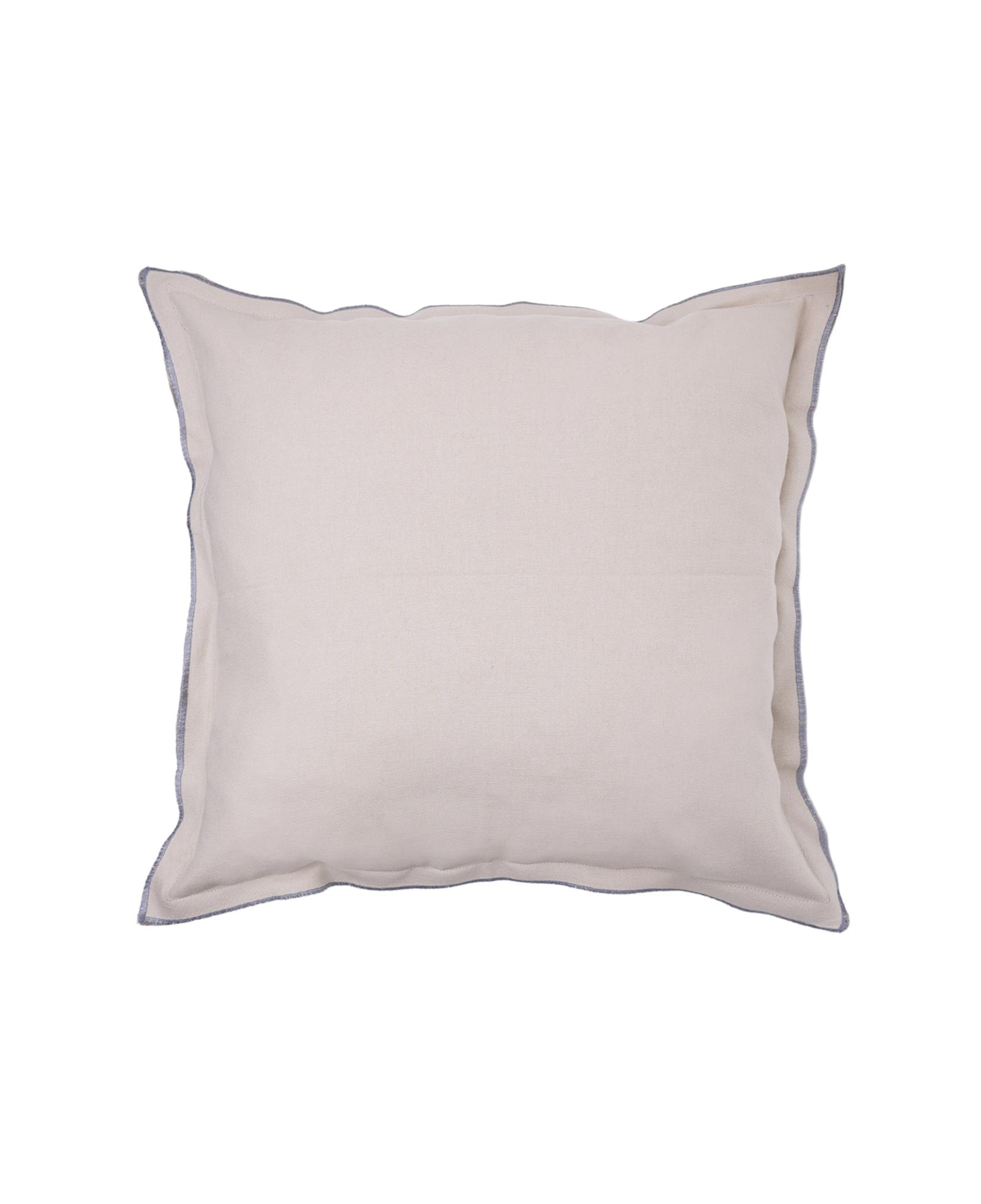 YARGICI Çift Tarafı Renkli Keten Kumaş Kare Yastık(45x45 Cm)