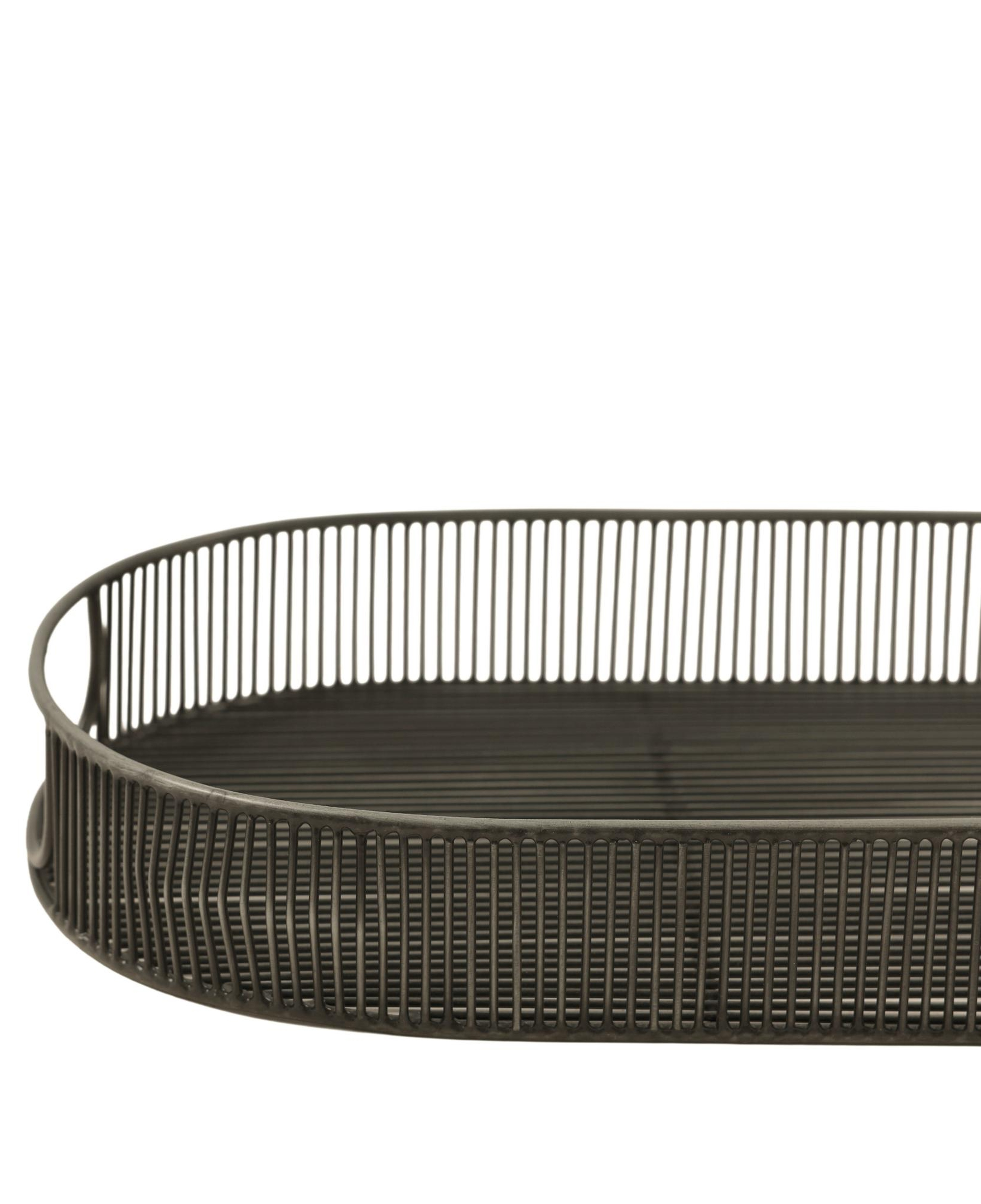 YARGICI Metal Oval Tepsi(46x20x5 Cm)
