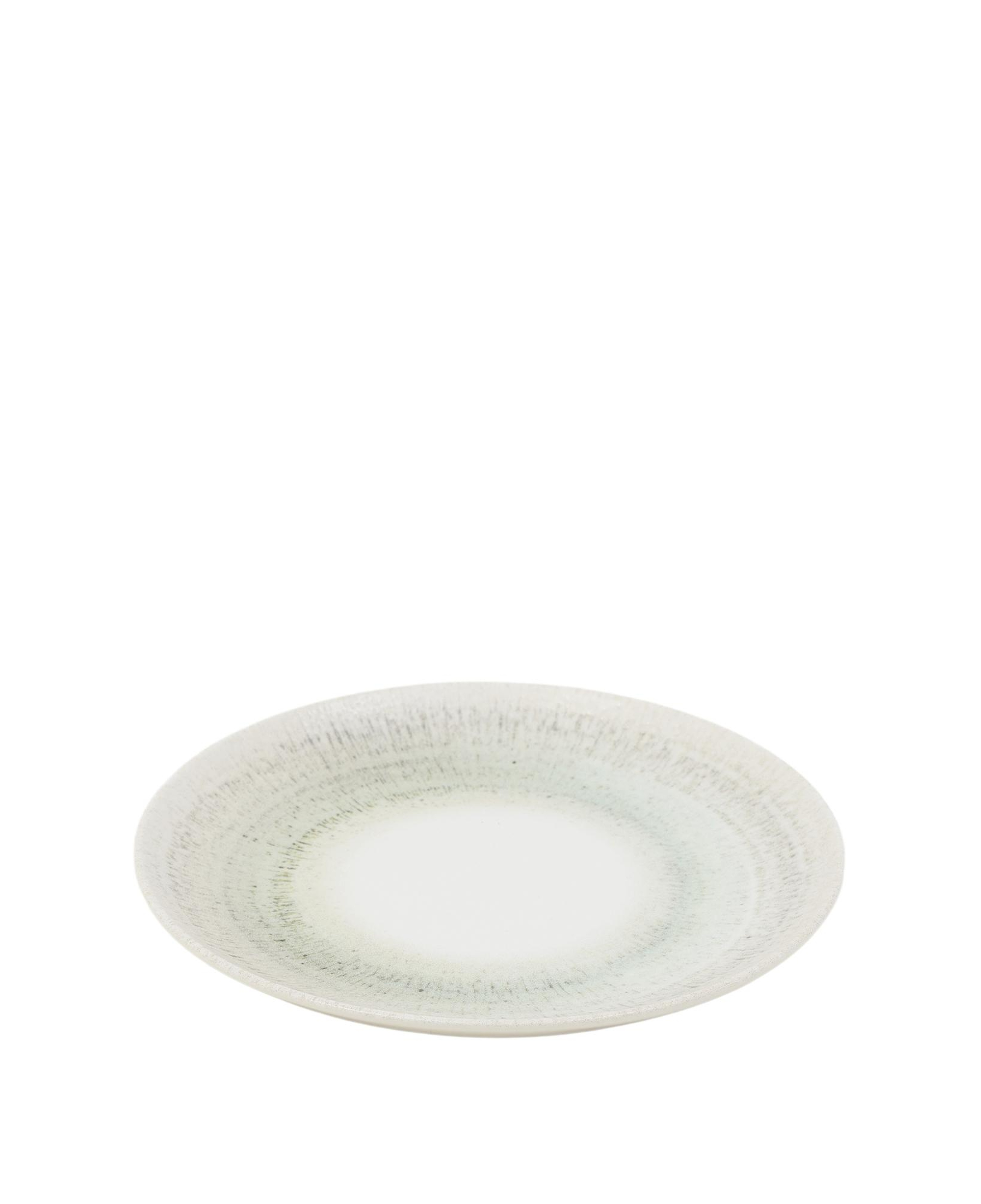 YARGICI Soyut Desenli Porselen Pasta Tabağı(21 Cm)