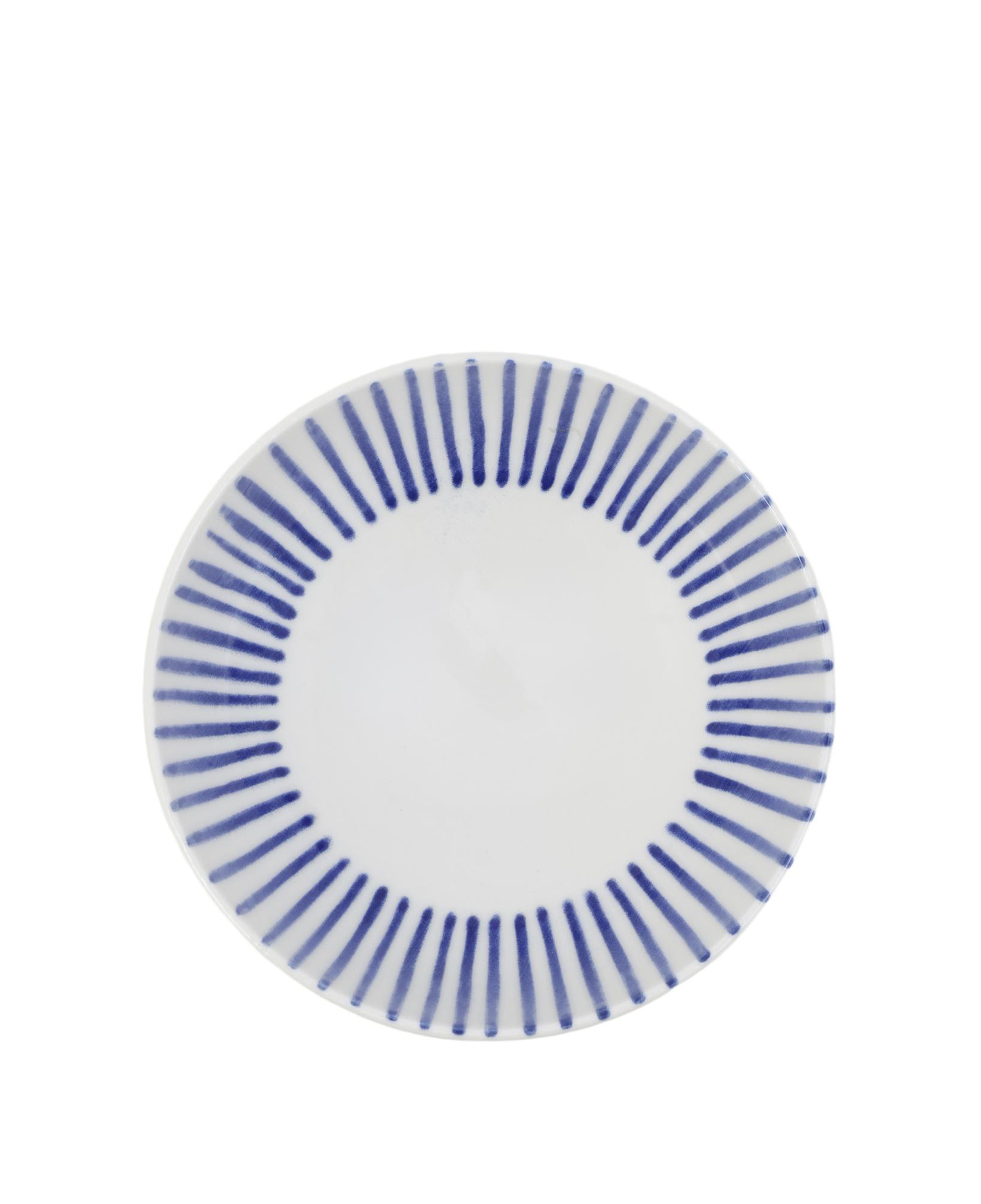 YARGICI Çizgi Desenli Porselen Kase(15 Cm)