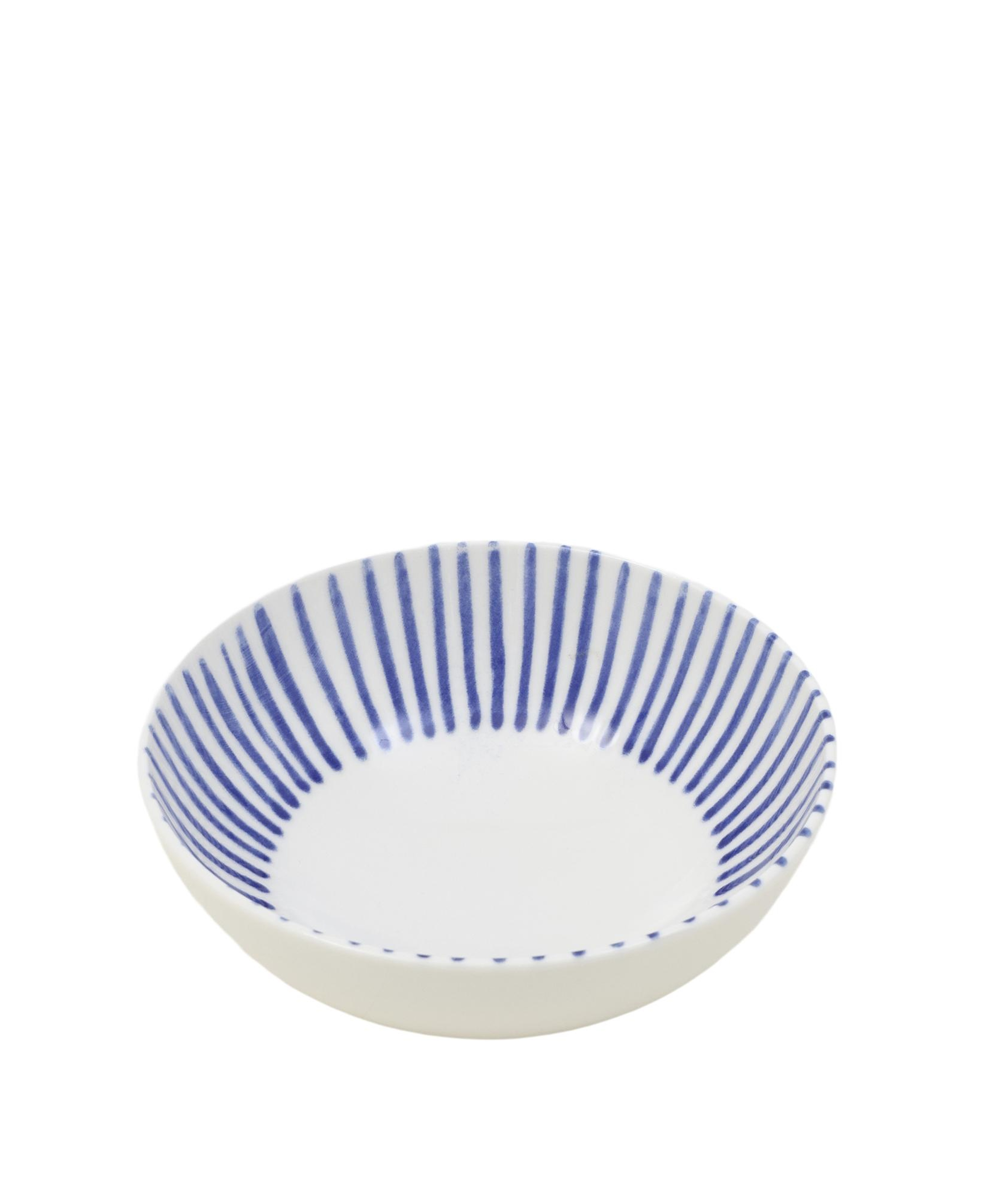 YARGICI Çizgi Desenli Porselen Kase(15 Cm)
