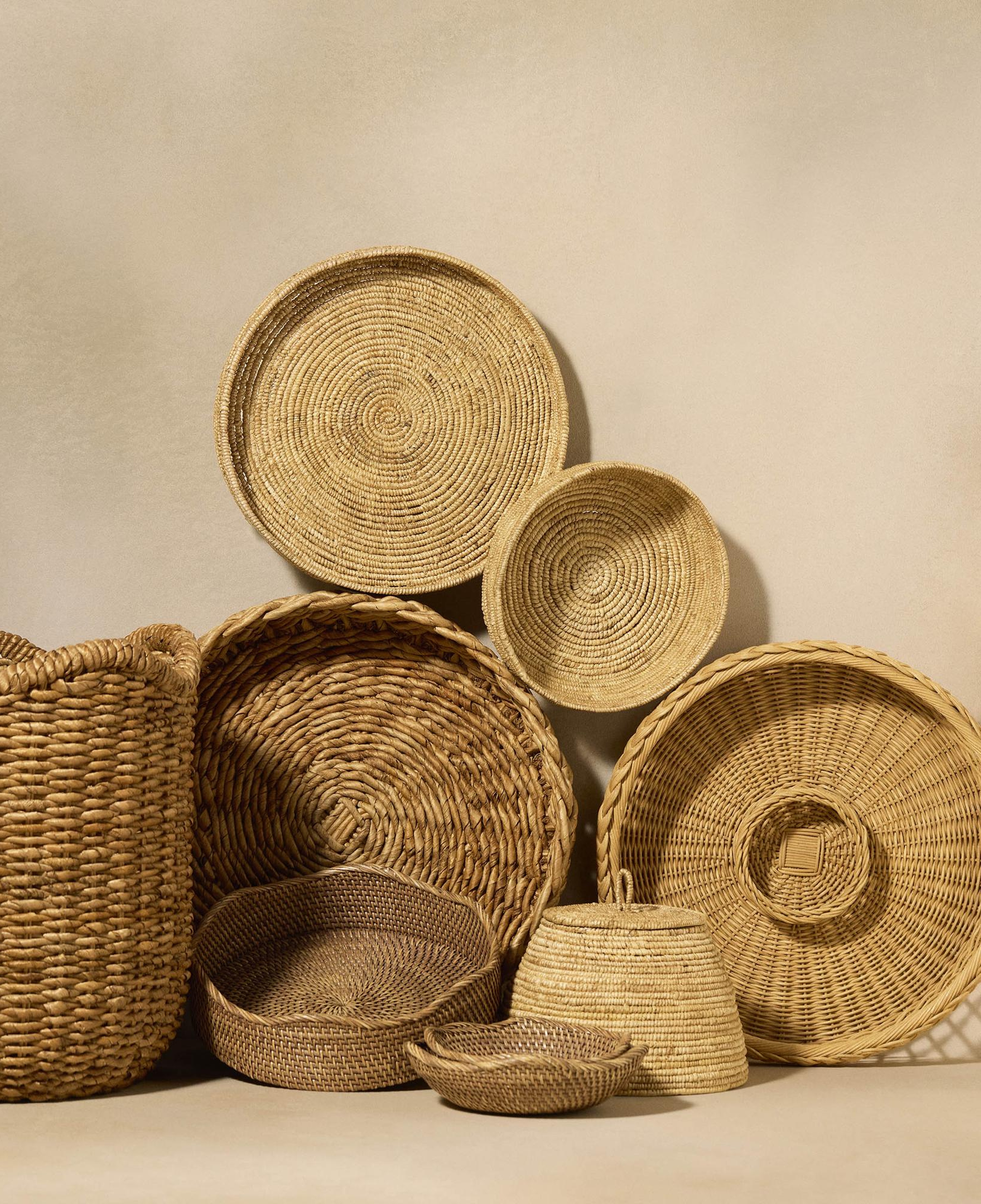 YARGICI Rattan Yuvarlak Tepsi(30x8 Cm)