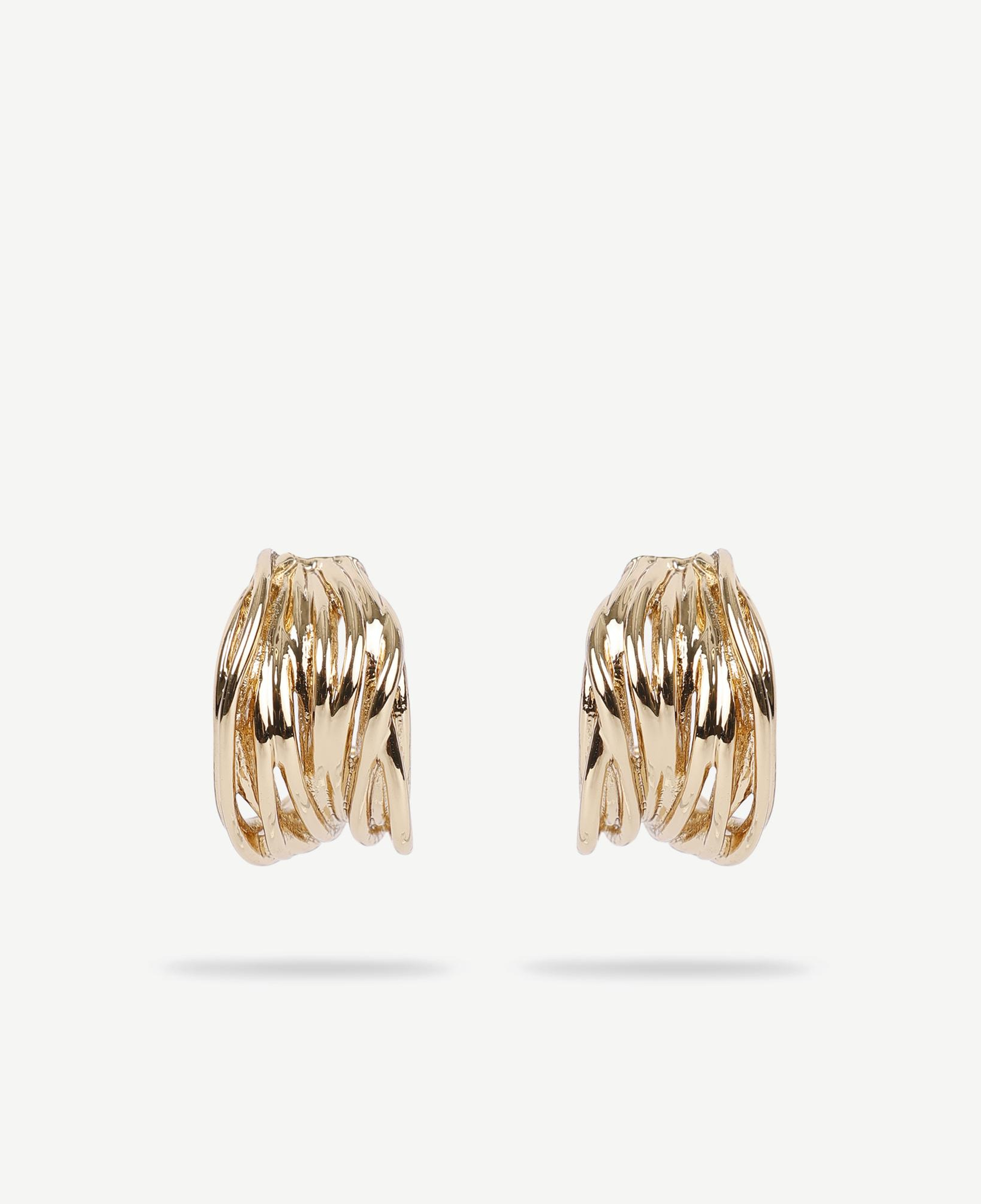 YARGICI Dokulu Gold Küpe