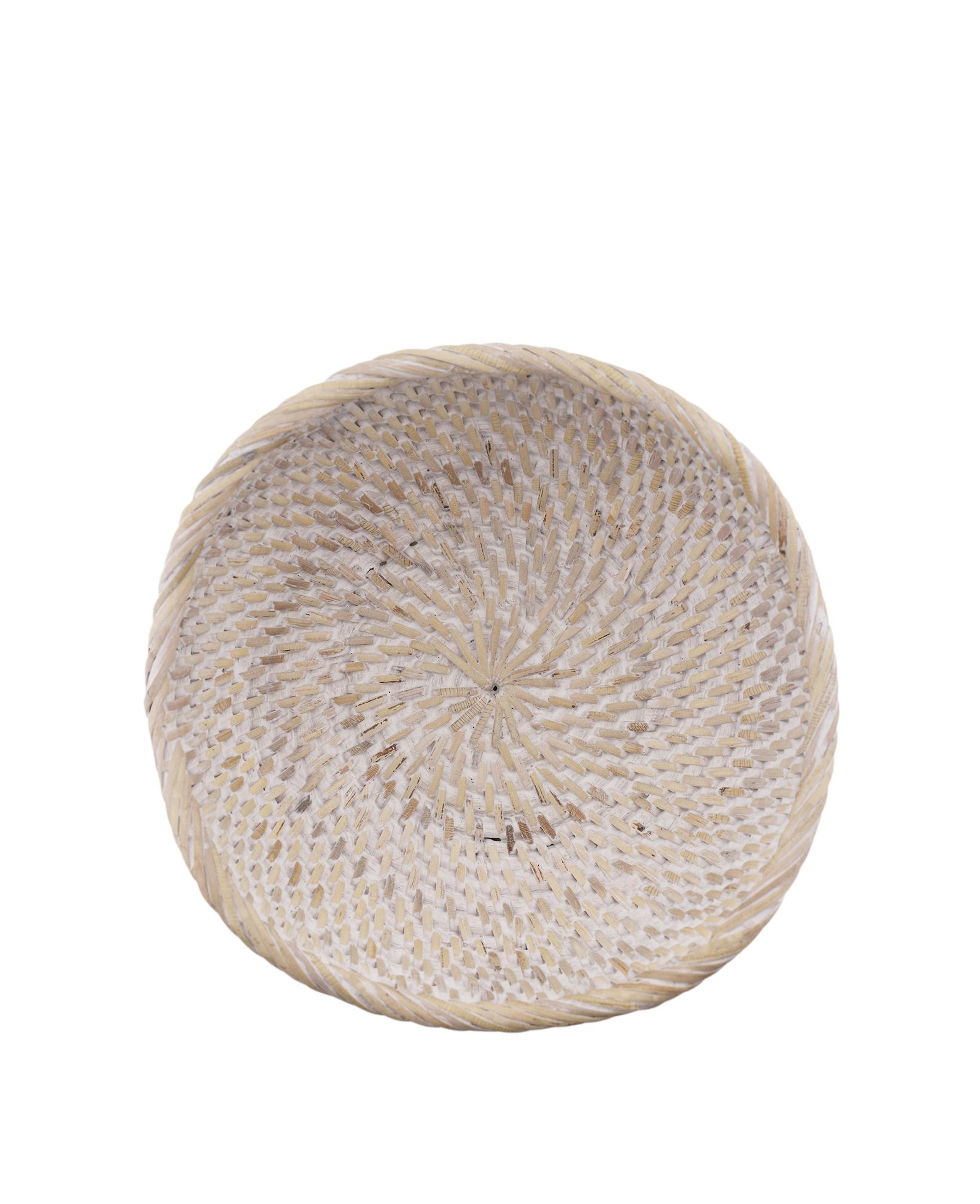 YARGICI Rattan Yuvarlak Kase(18x6 Cm)