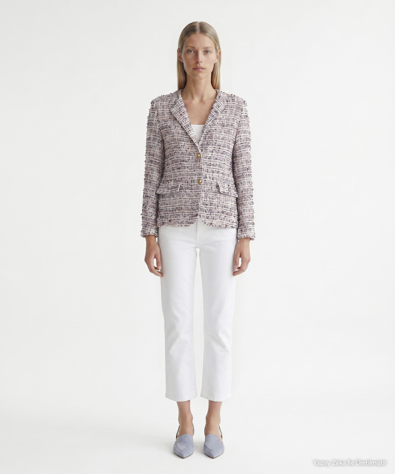 YARGICI Tailored Bisiklet Yaka Uzun Kol Ceket