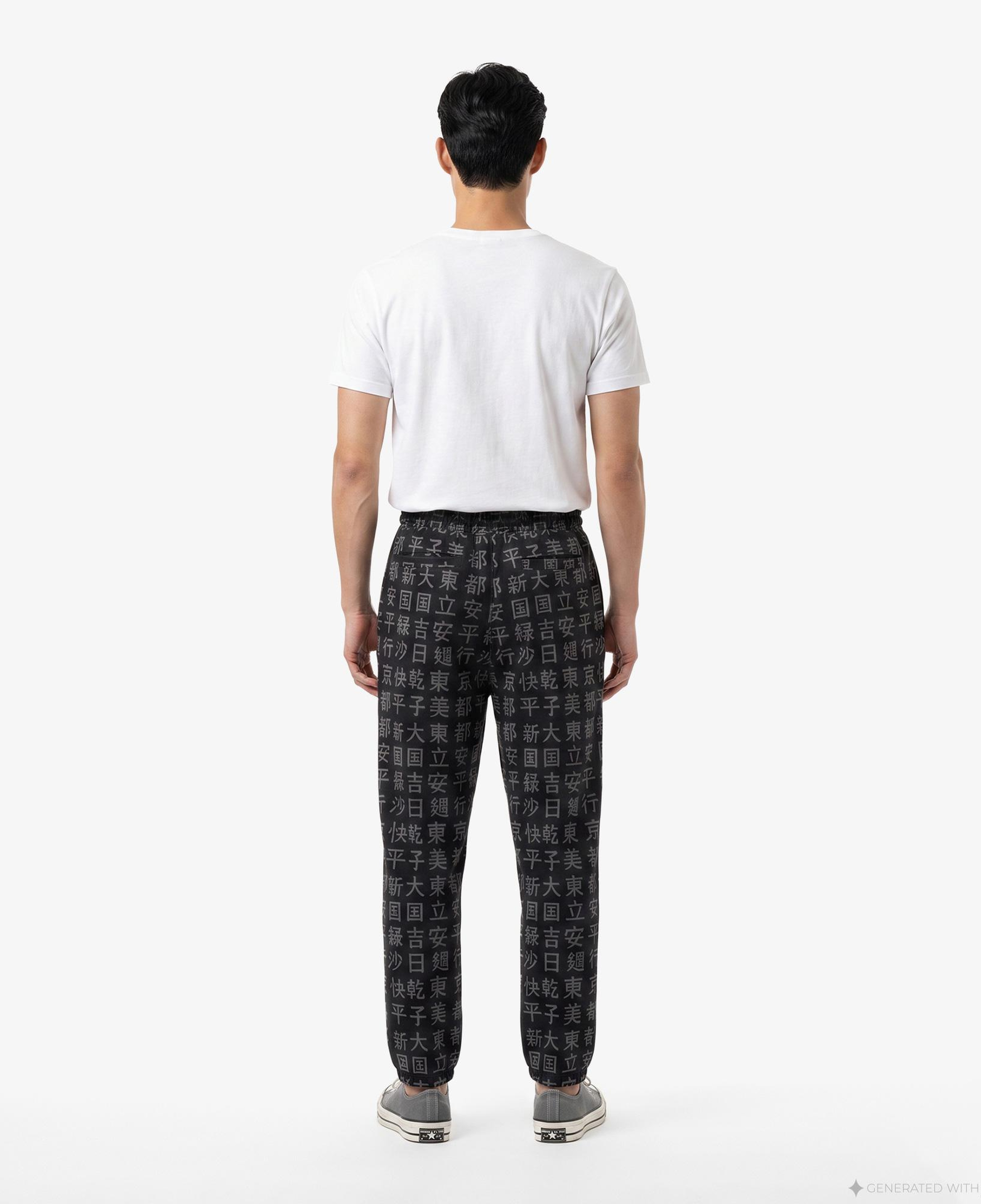 UNITED4 Regular Fit Erkek Siyah Eşofman Altı