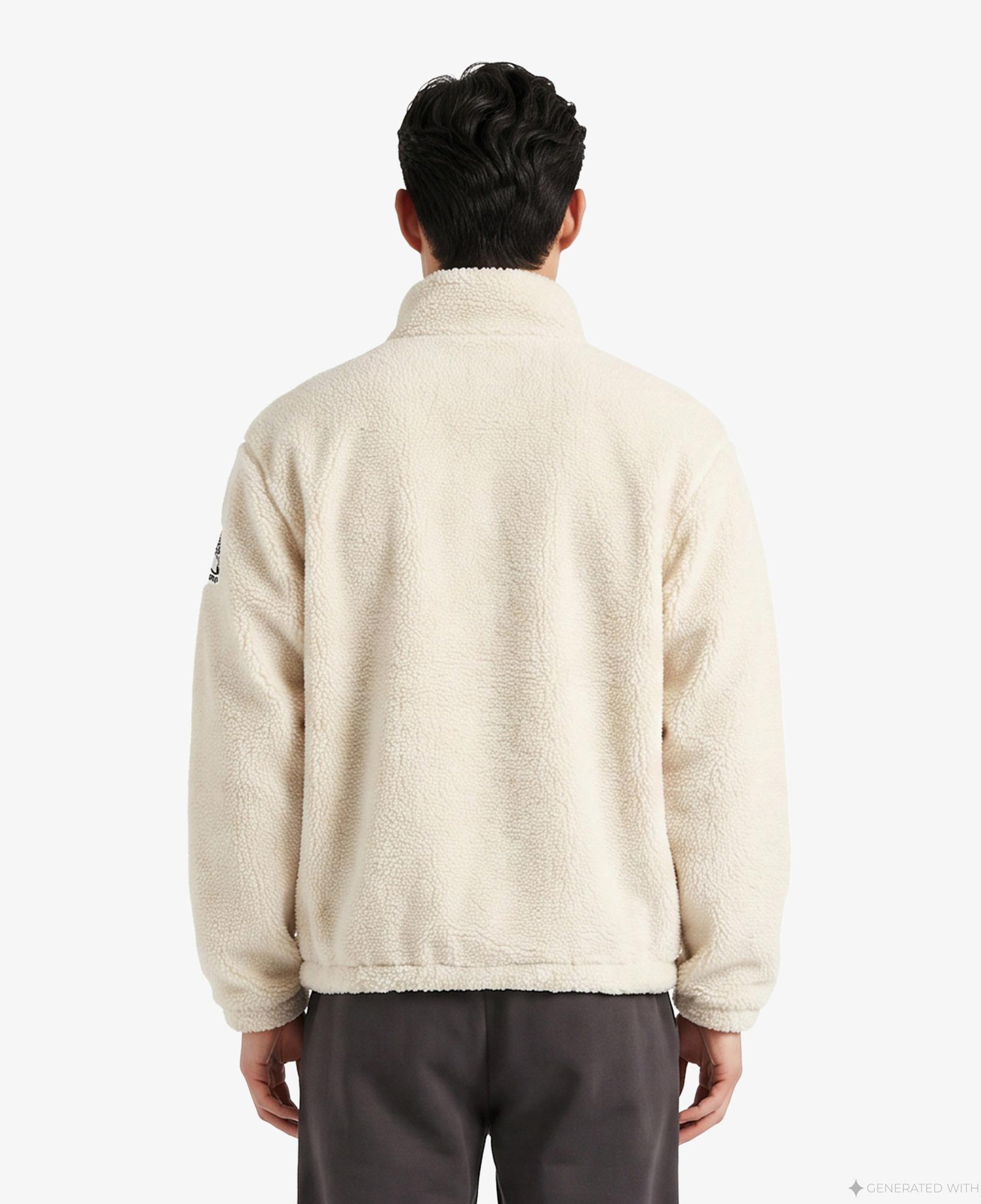 UNITED4 Regular Fit Erkek Krem Sweatshirt