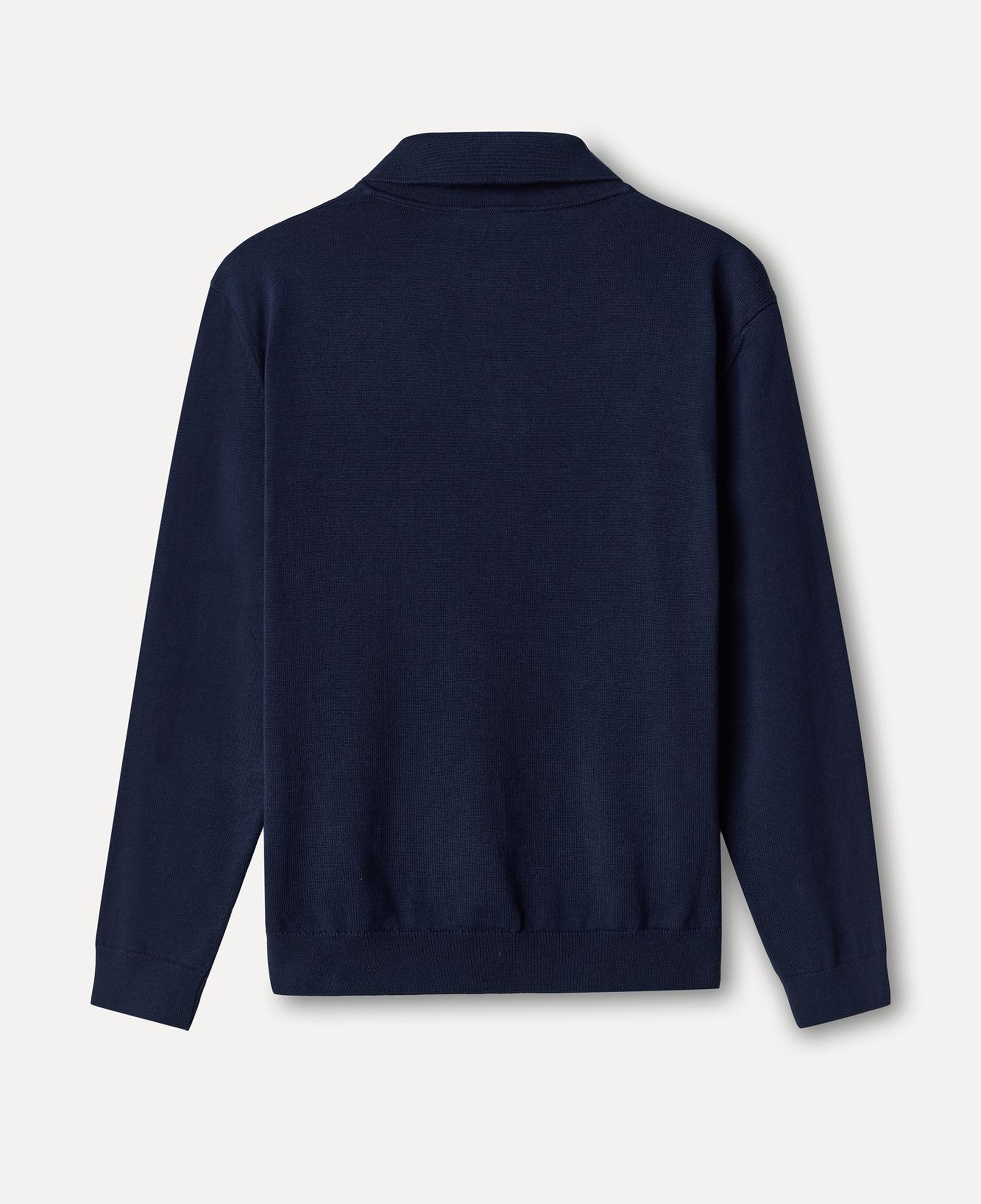 Erkek Lacivert Polo Yaka Kazak