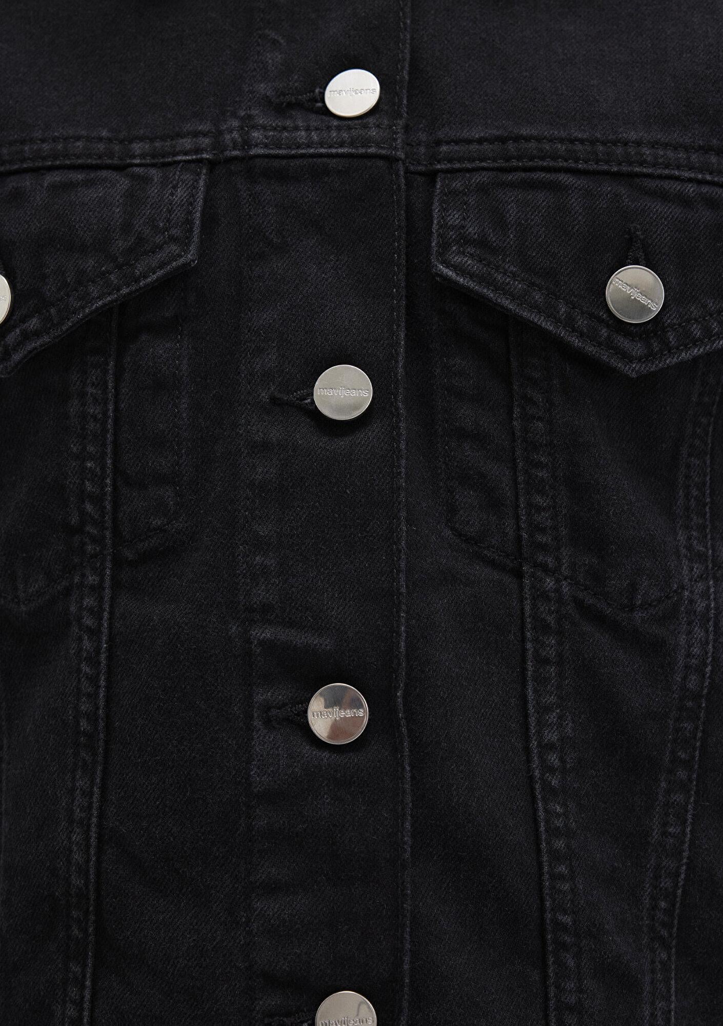Mavi Rubbie Iconic Koyu Gri Jean Ceket 1110505-89163