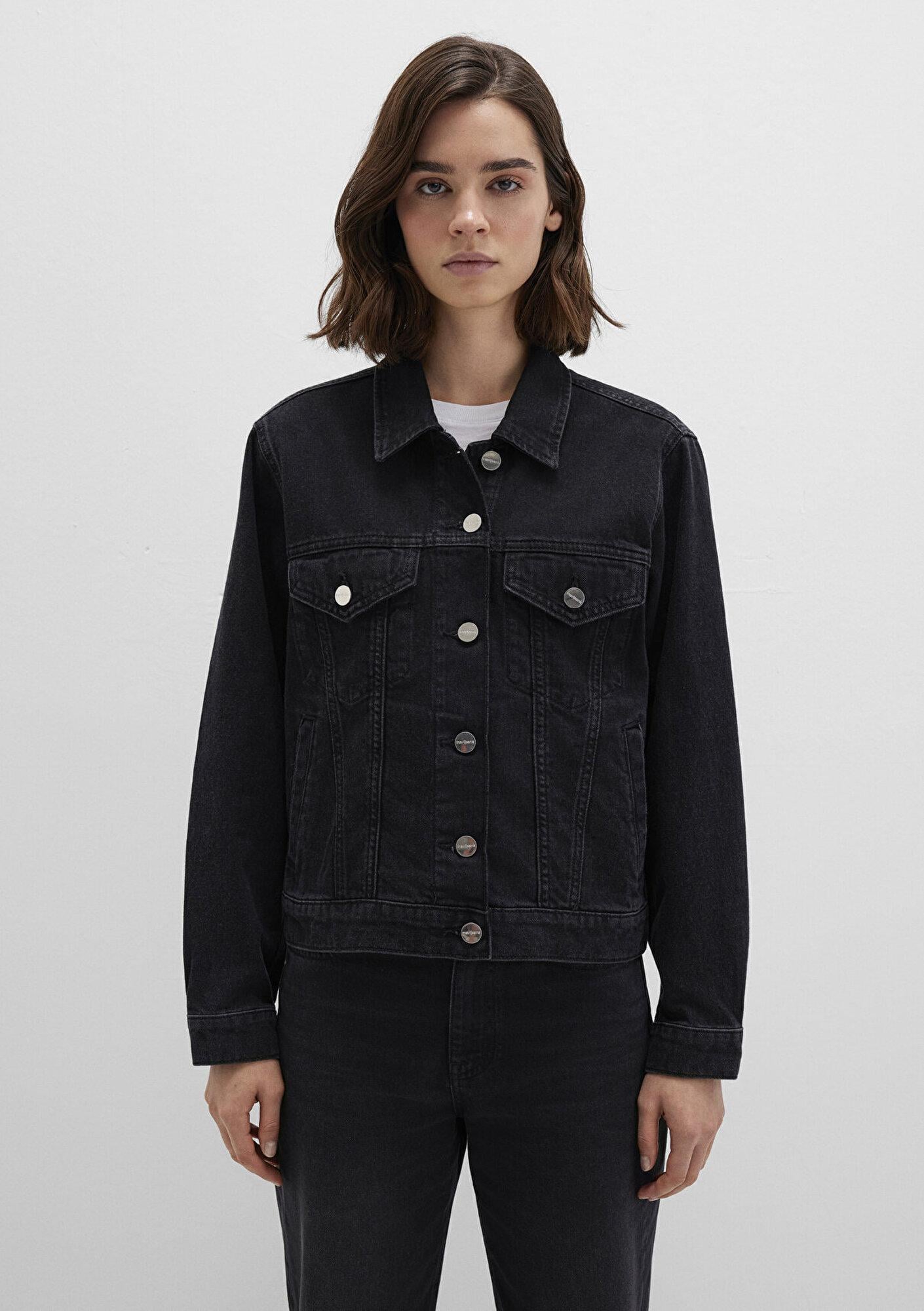 Mavi Rubbie Iconic Koyu Gri Jean Ceket 1110505-89163